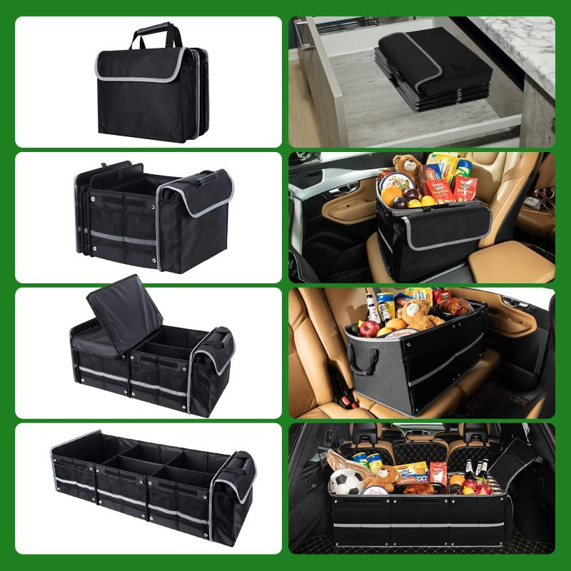 Premium Car Trunk Organizer Collapsible Multi Comparment