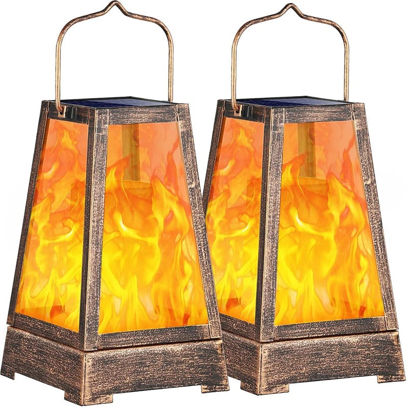 Solar LED Flickering Flame Lanterns