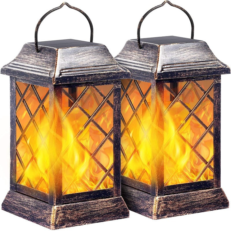 Solar LED Flickering Flame Lanterns