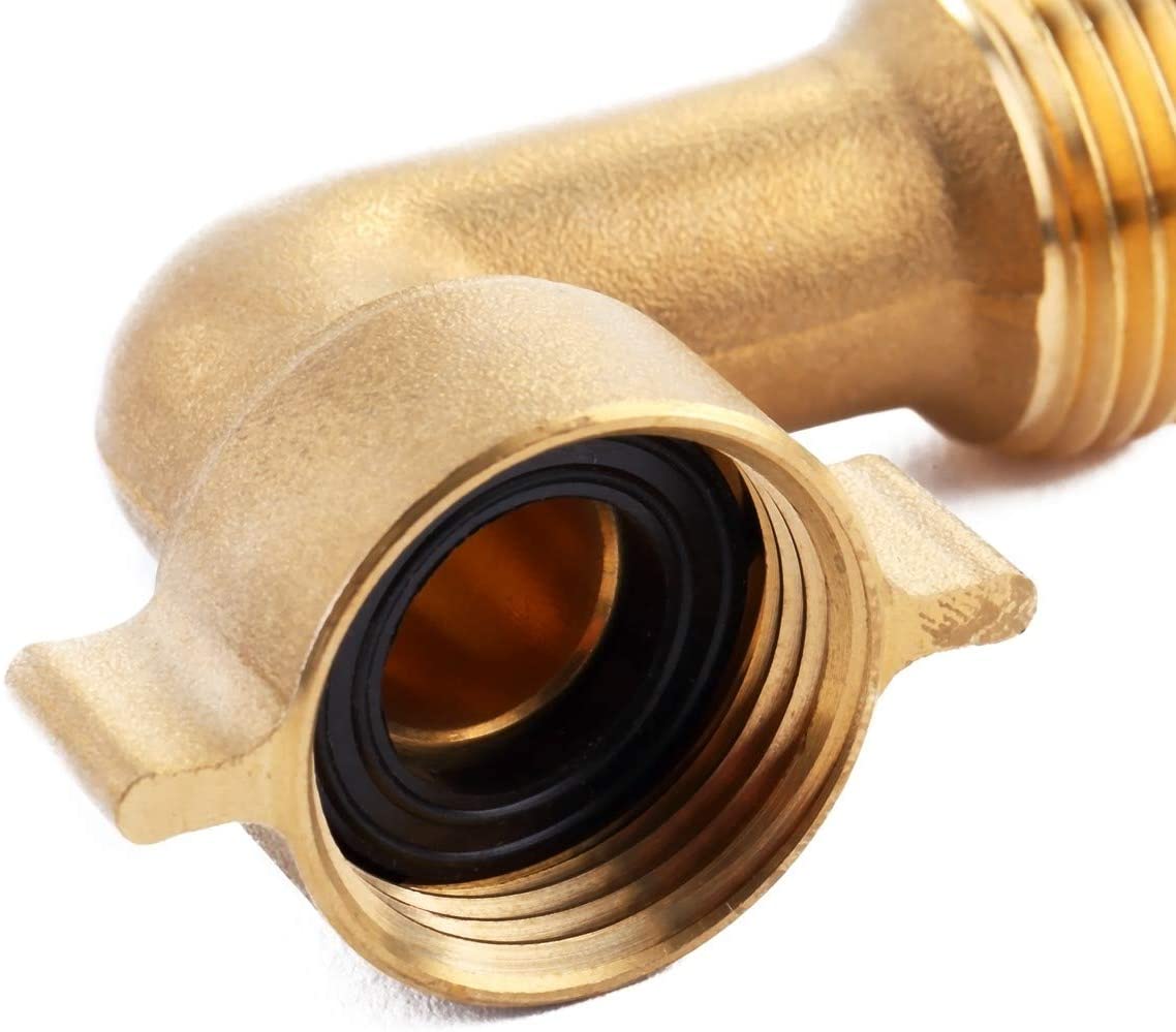 90 Degree Brass Garden Hose Elbow