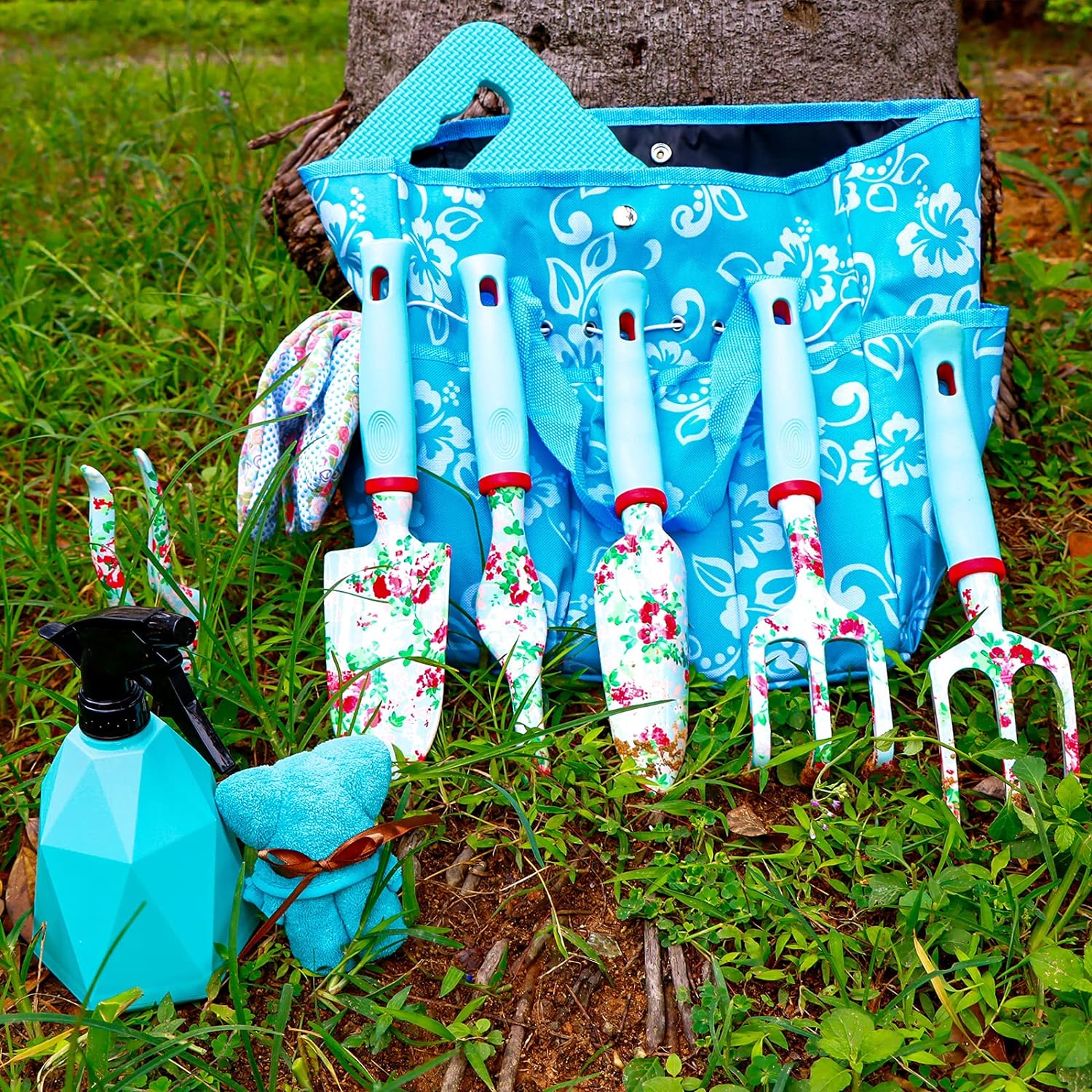 Floral Garden Tools Set