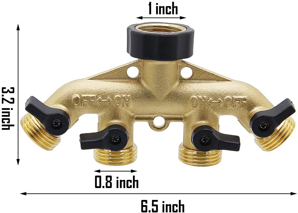 Brass Garden Hose Splitters