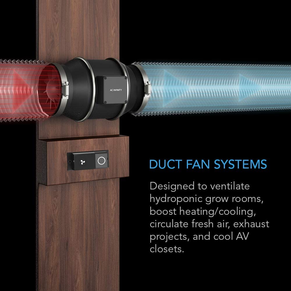 AC Infinity Inline Duct Fan Cloudline S8