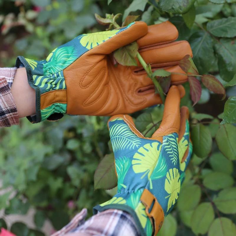 Premium Leather Gardening Gloves