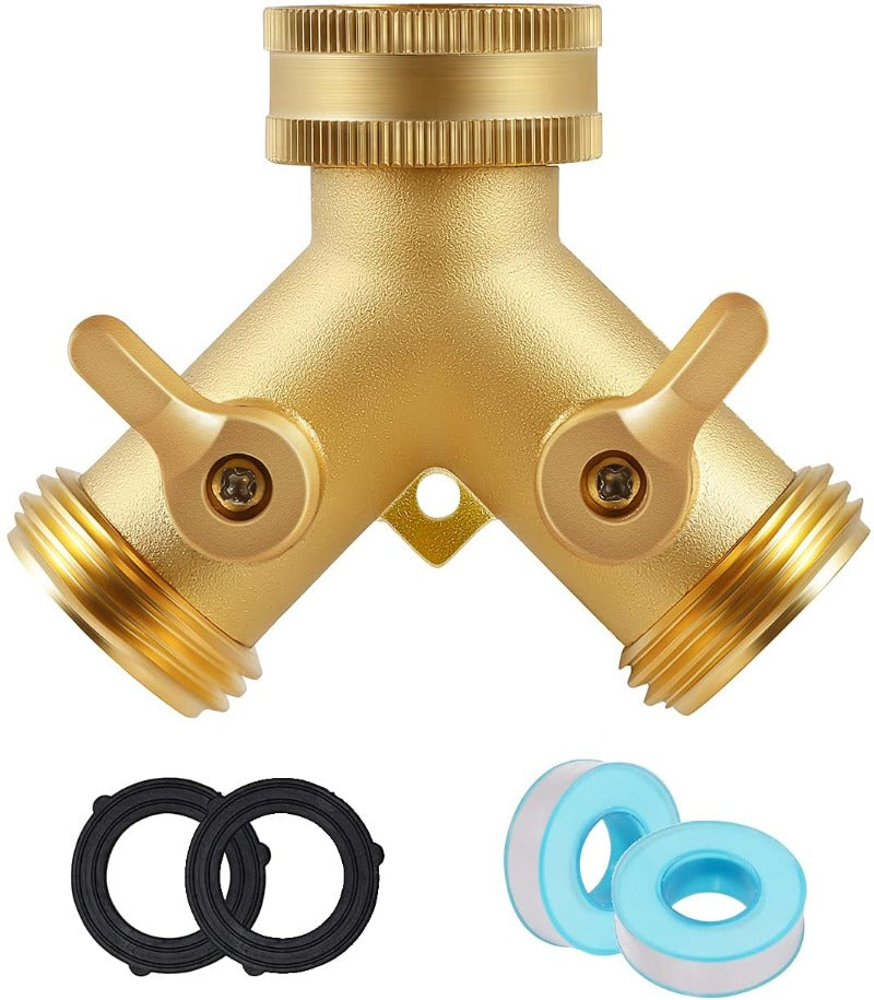 Brass Garden Hose Splitters