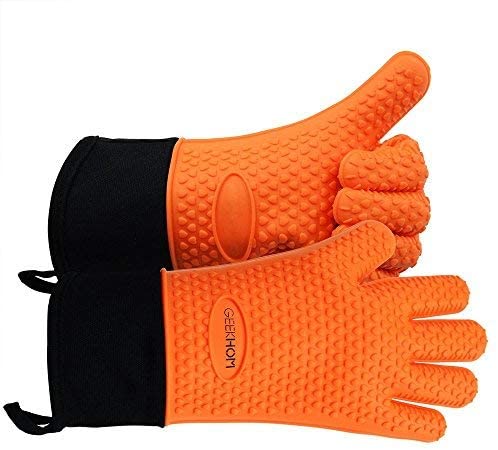 Heat Resistant Oven Mitts And Grilling Gloves