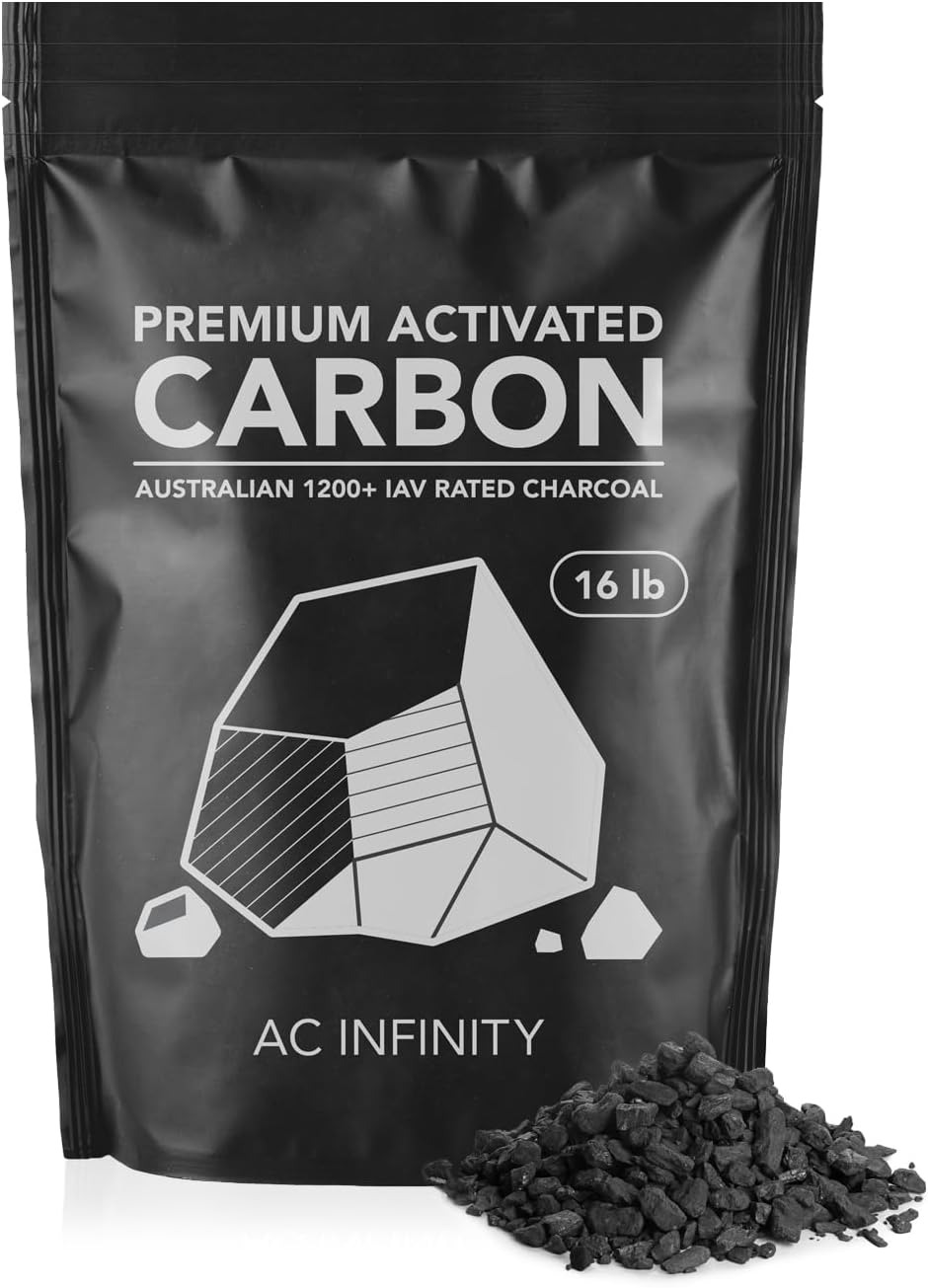 AC Infinity Refillable Carbon Filter Kit With Charcoal Refill 4”