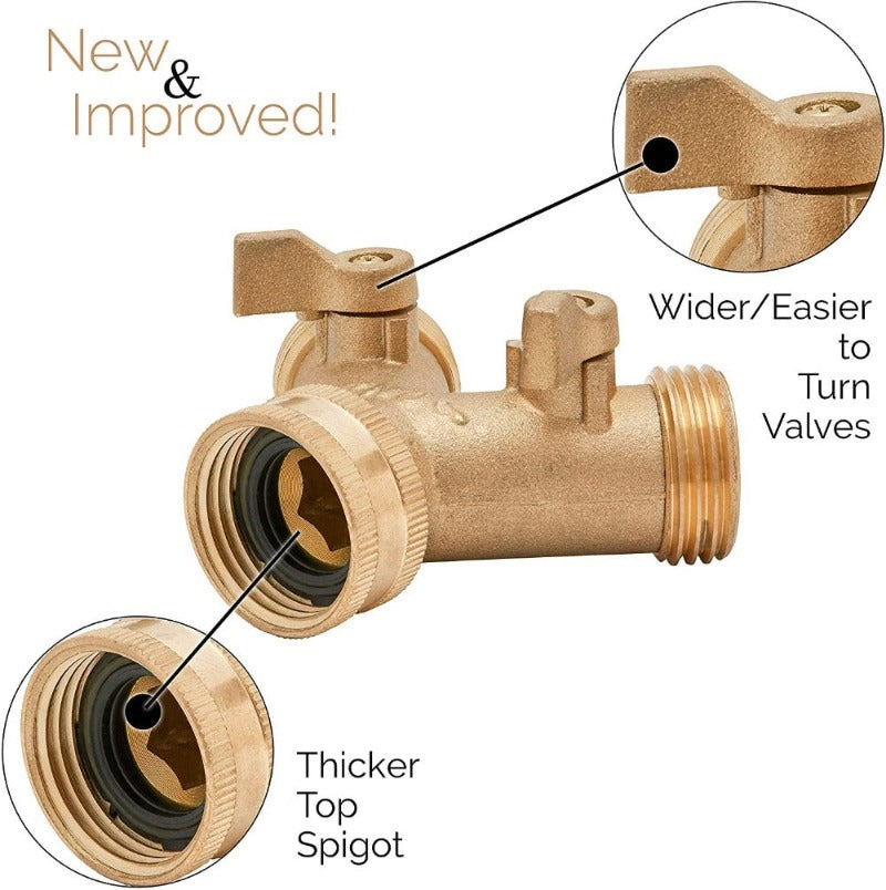 Brass Garden Hose Splitters