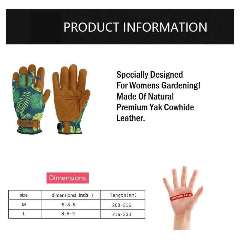 Premium Leather Gardening Gloves