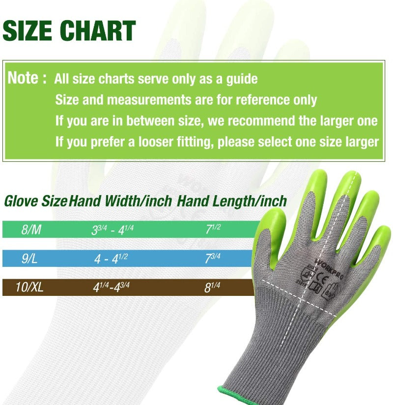 Coated Gardening And Work Gloves