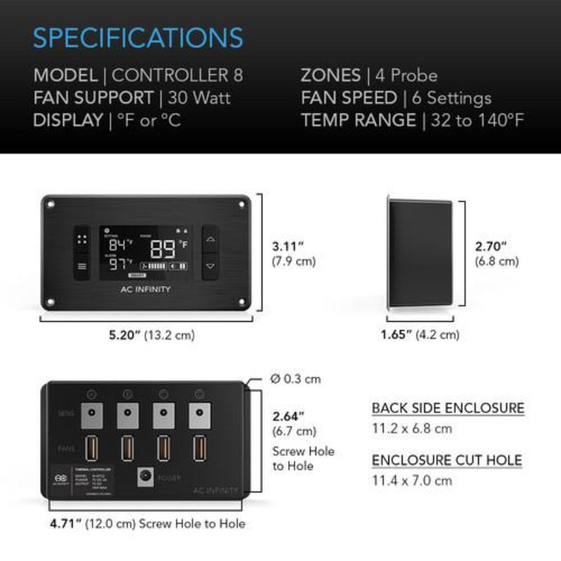 AC Infinity Controller 8