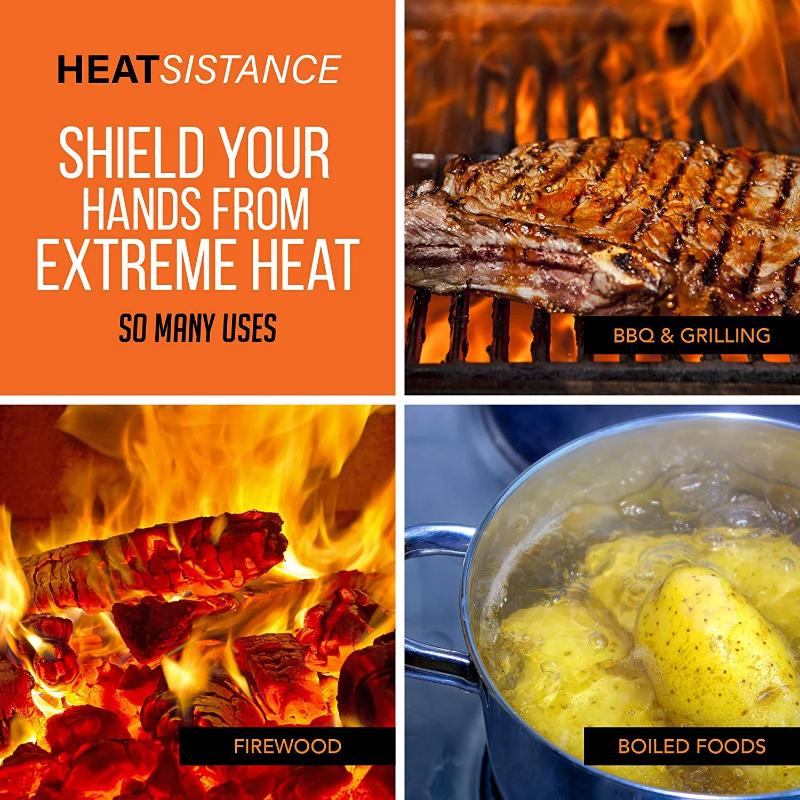 Heat Resistant And BBQ Grilling Gloves