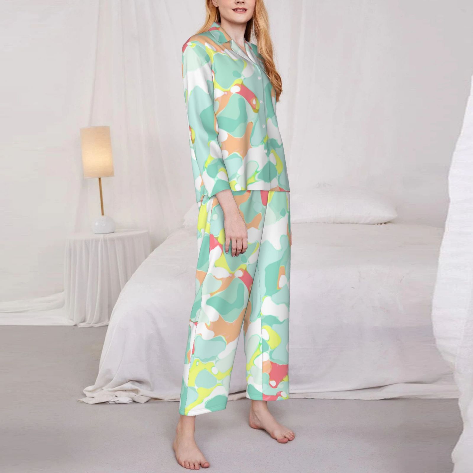 Women's Long-Sleeved Pajama Set