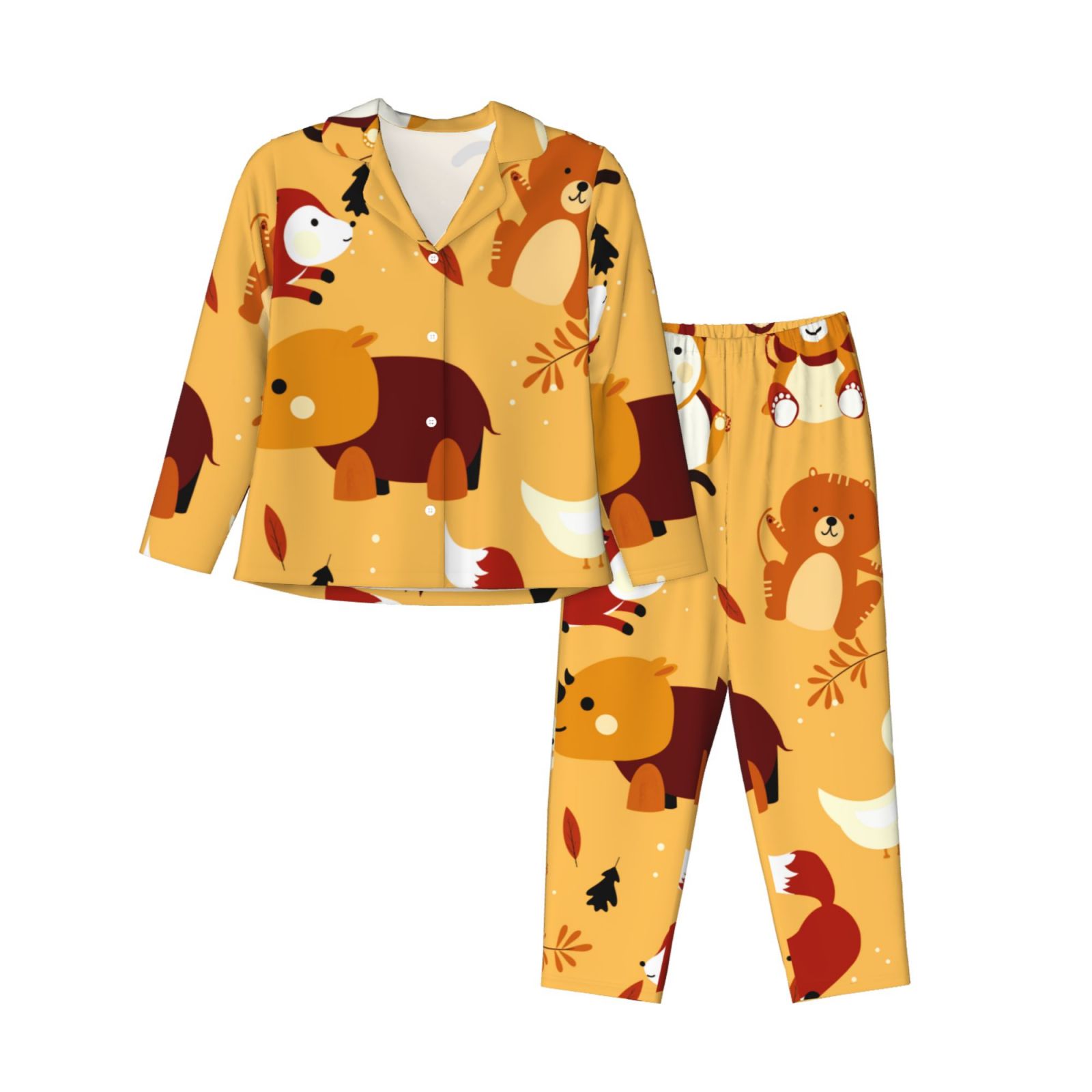 Women's Long-Sleeved Pajama Set