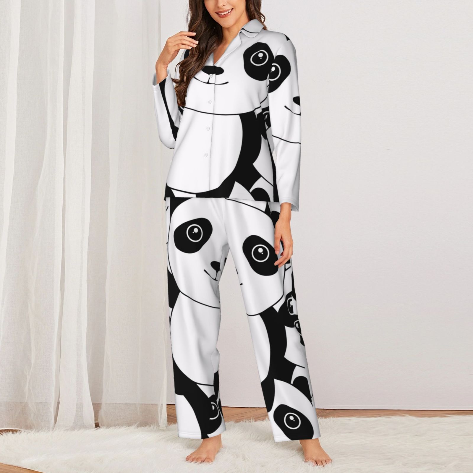 Women's Long-Sleeved Pajama Set