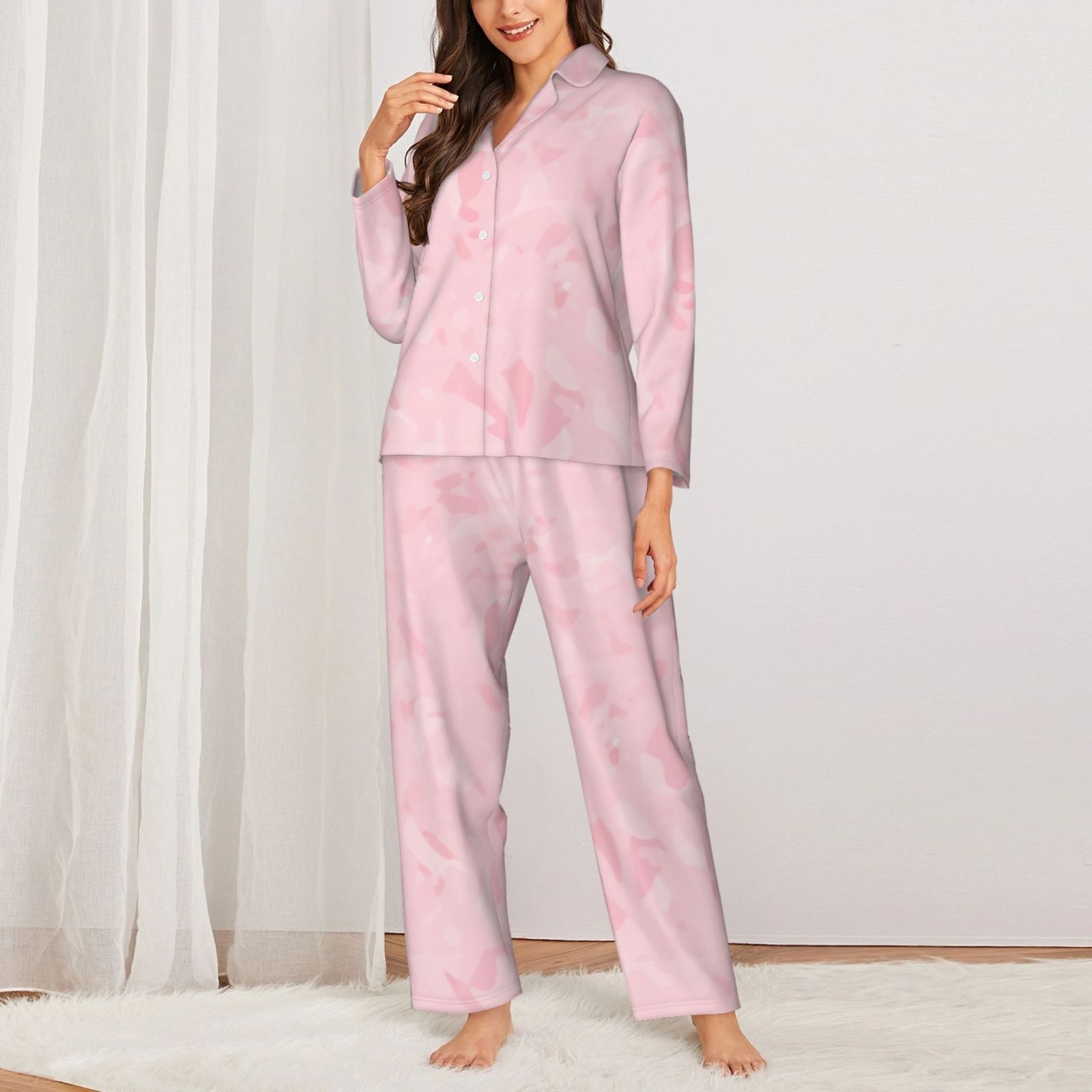 Women's Long-Sleeved Pajama Set