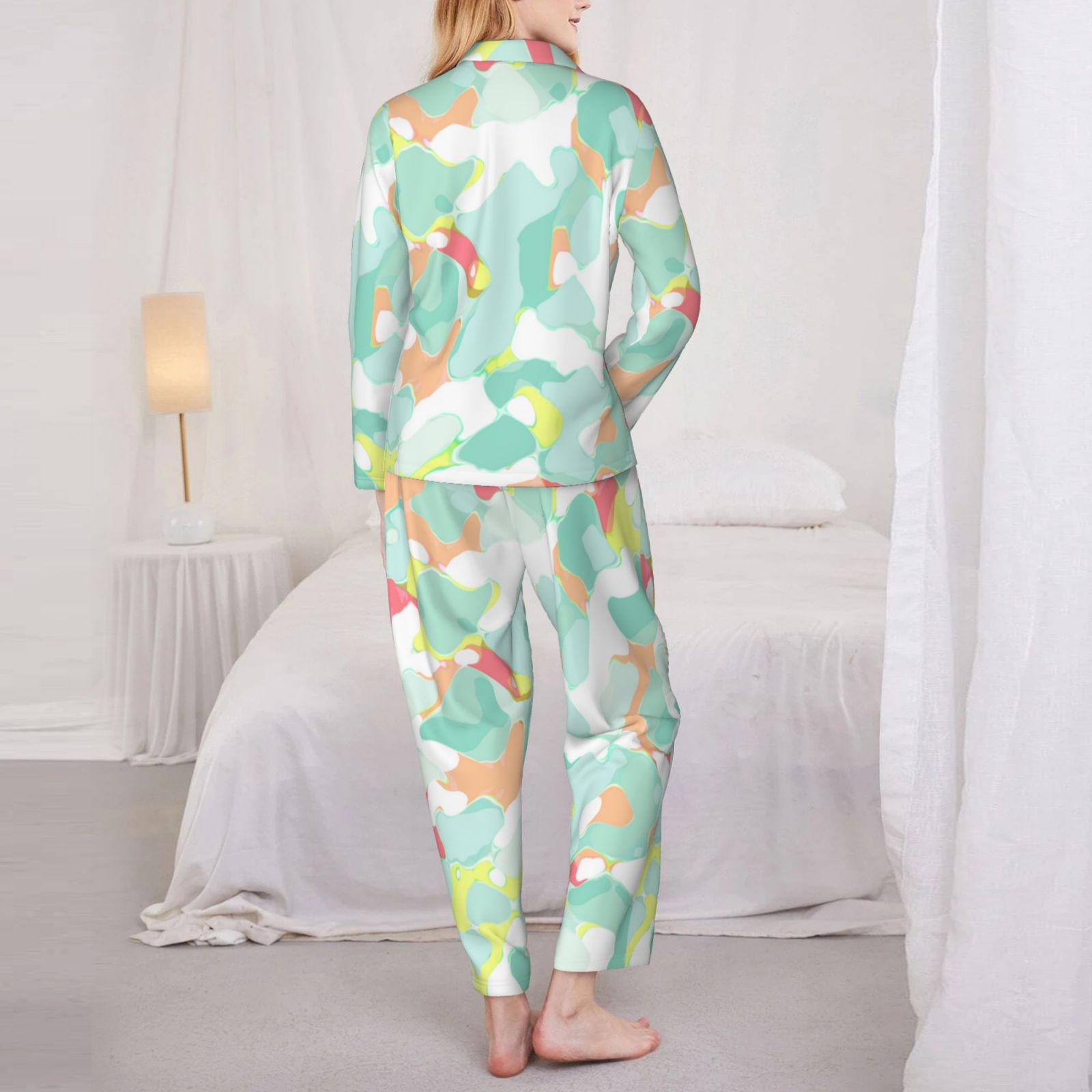 Women's Long-Sleeved Pajama Set