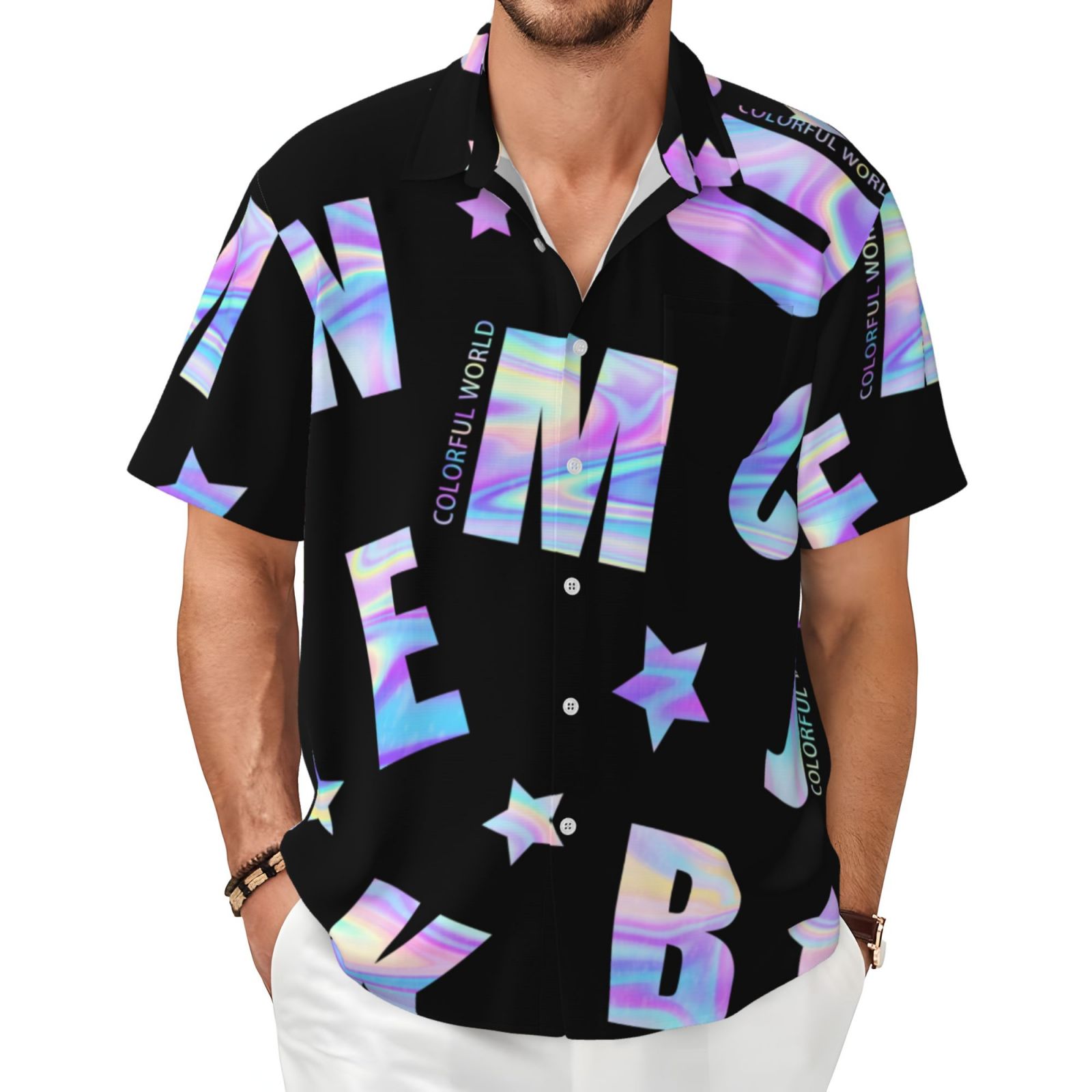 Men's Short-sleeved Shirt