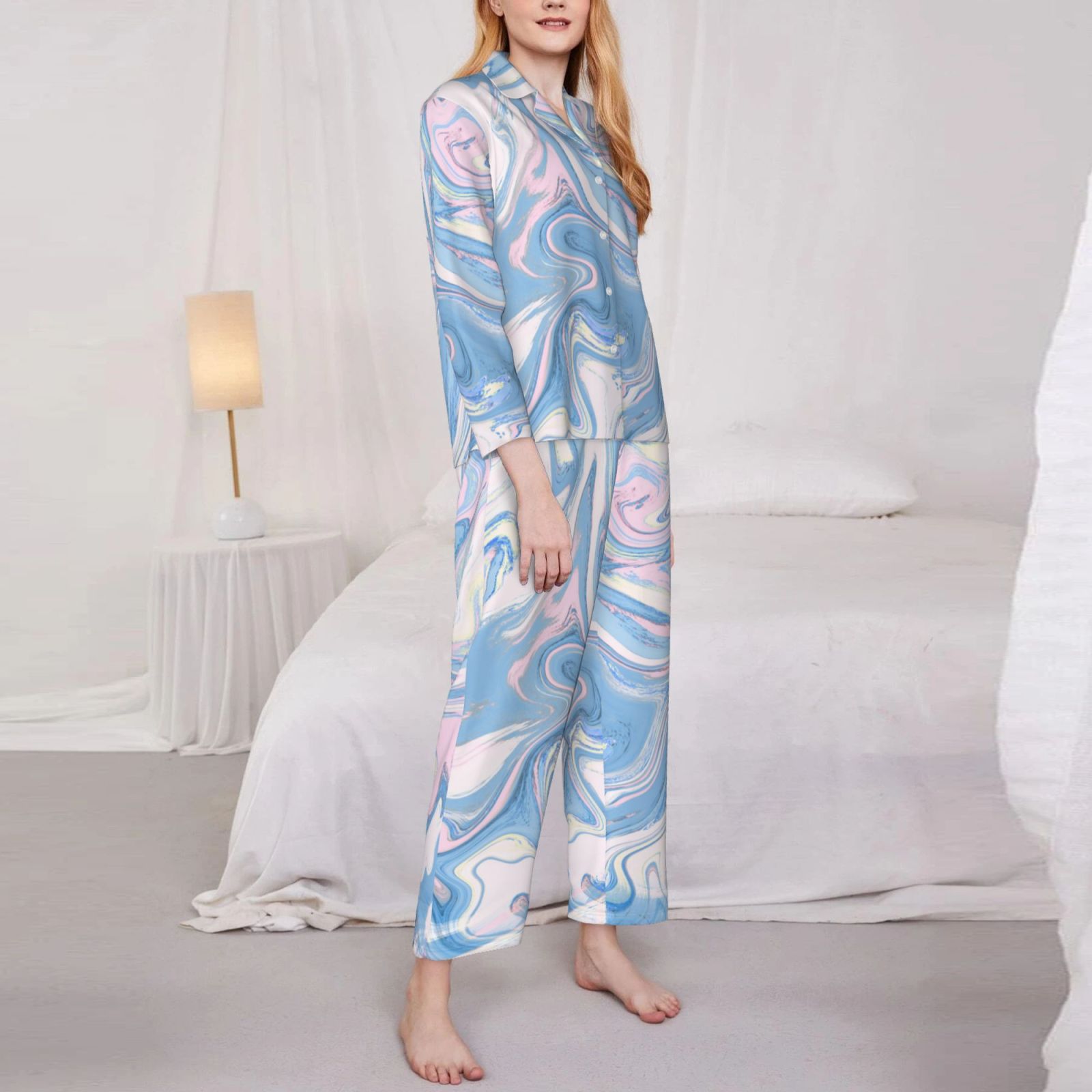 Women's Long-Sleeved Pajama Set