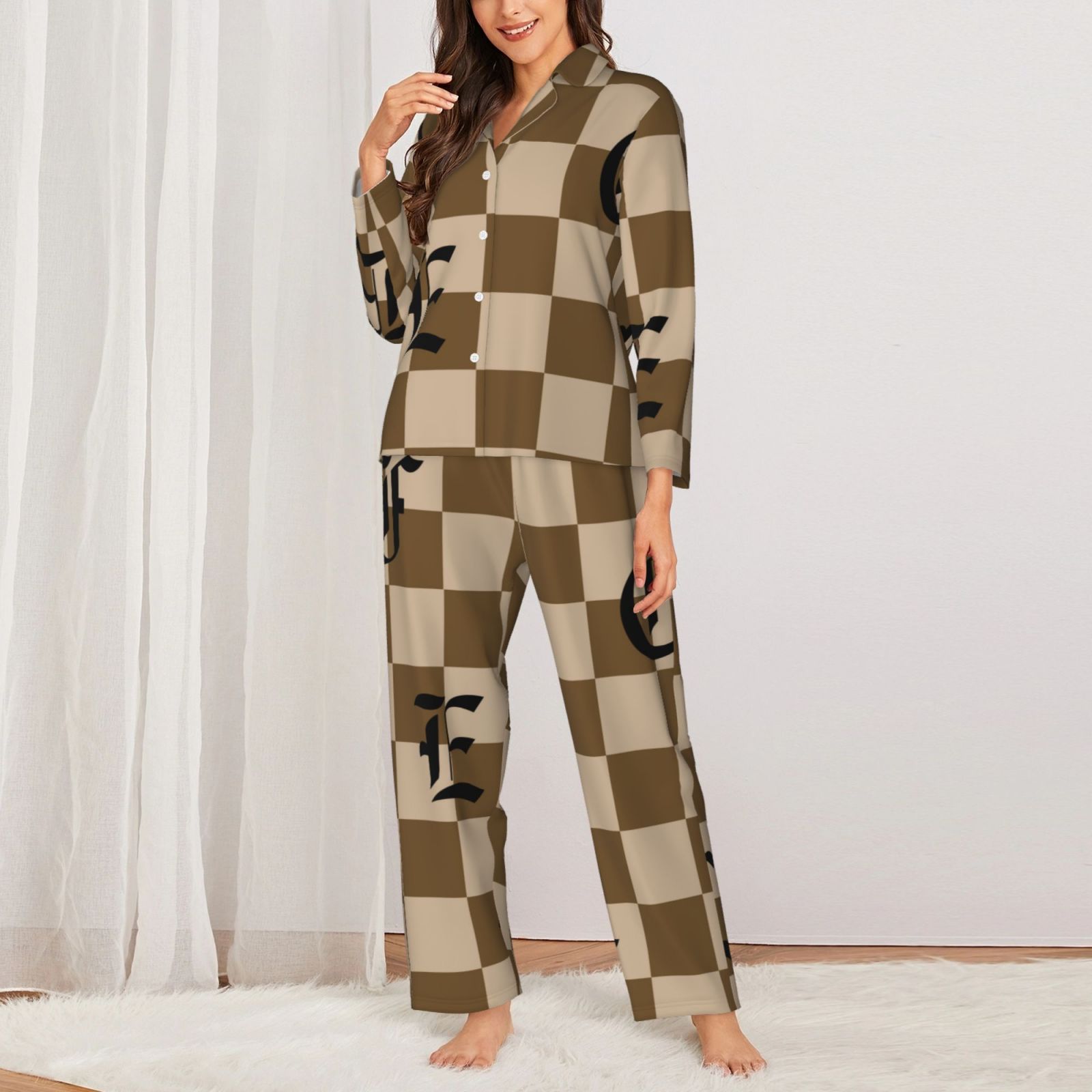 Women's Long-Sleeved Pajama Set