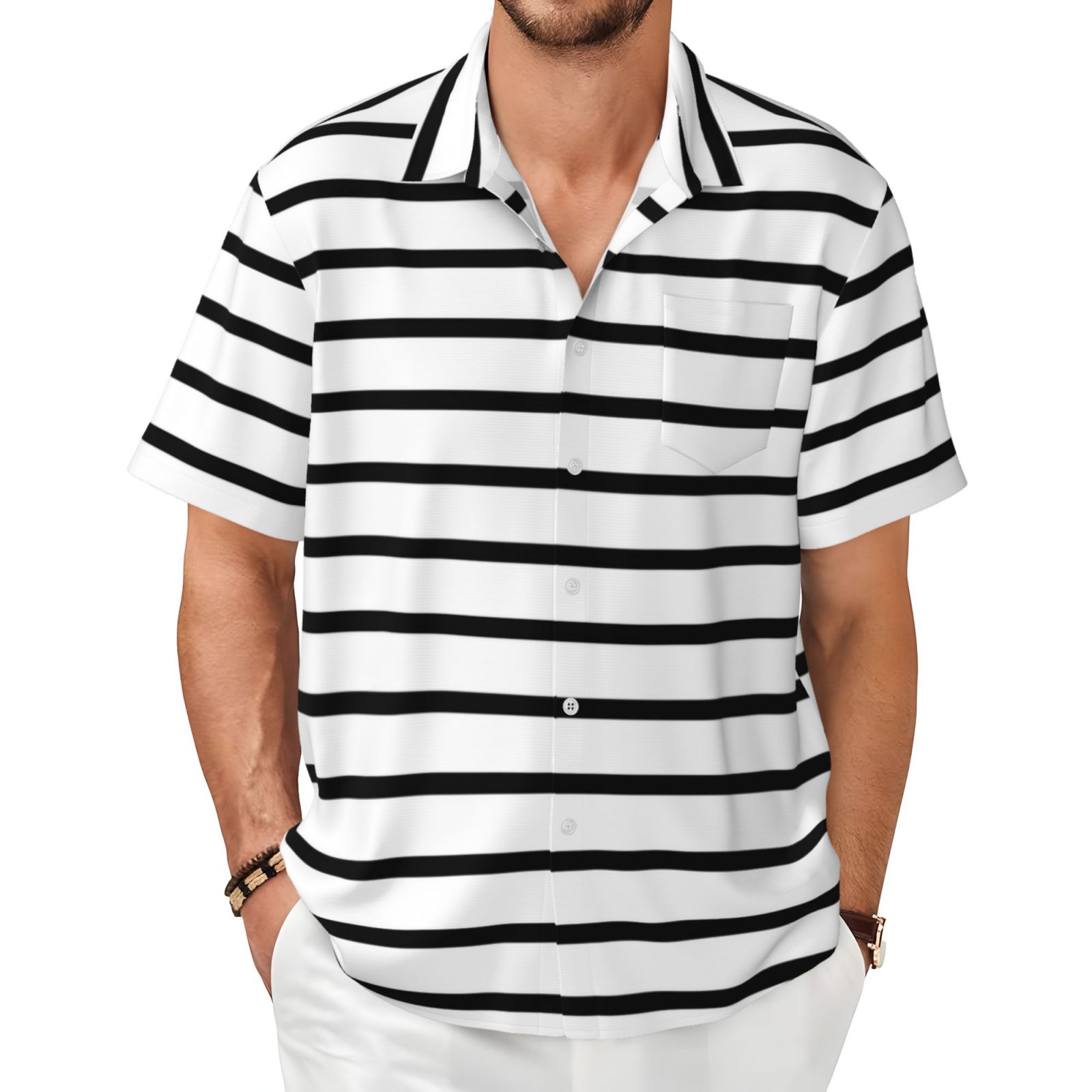 Men's Short-sleeved Shirt