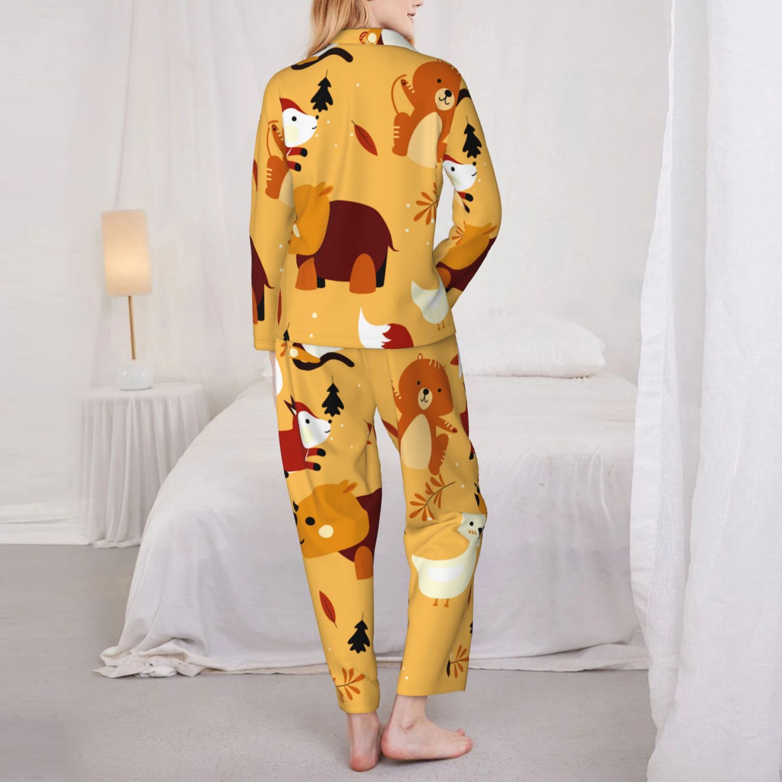 Women's Long-Sleeved Pajama Set