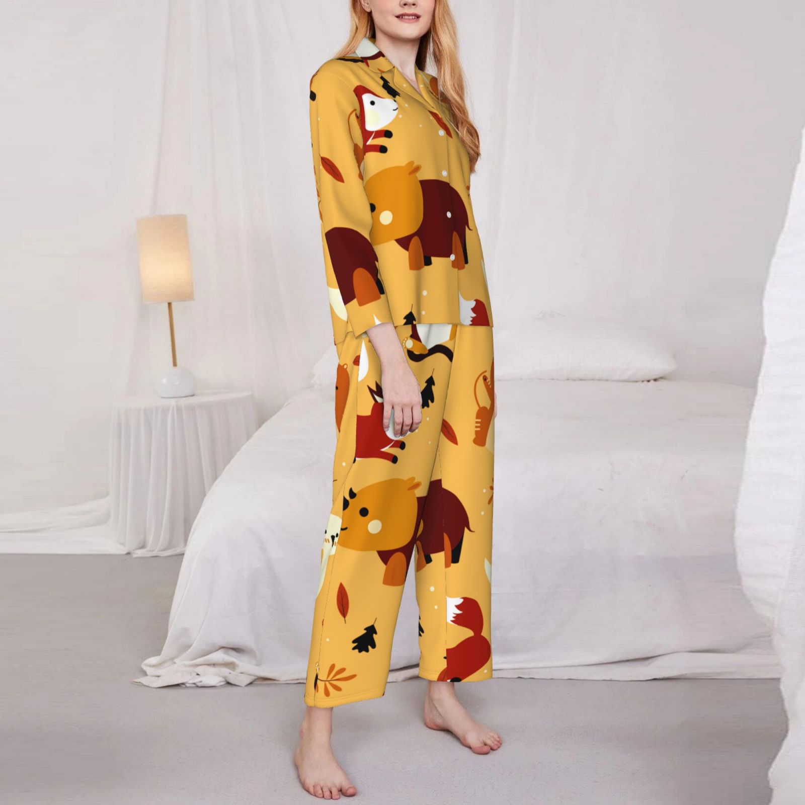 Women's Long-Sleeved Pajama Set