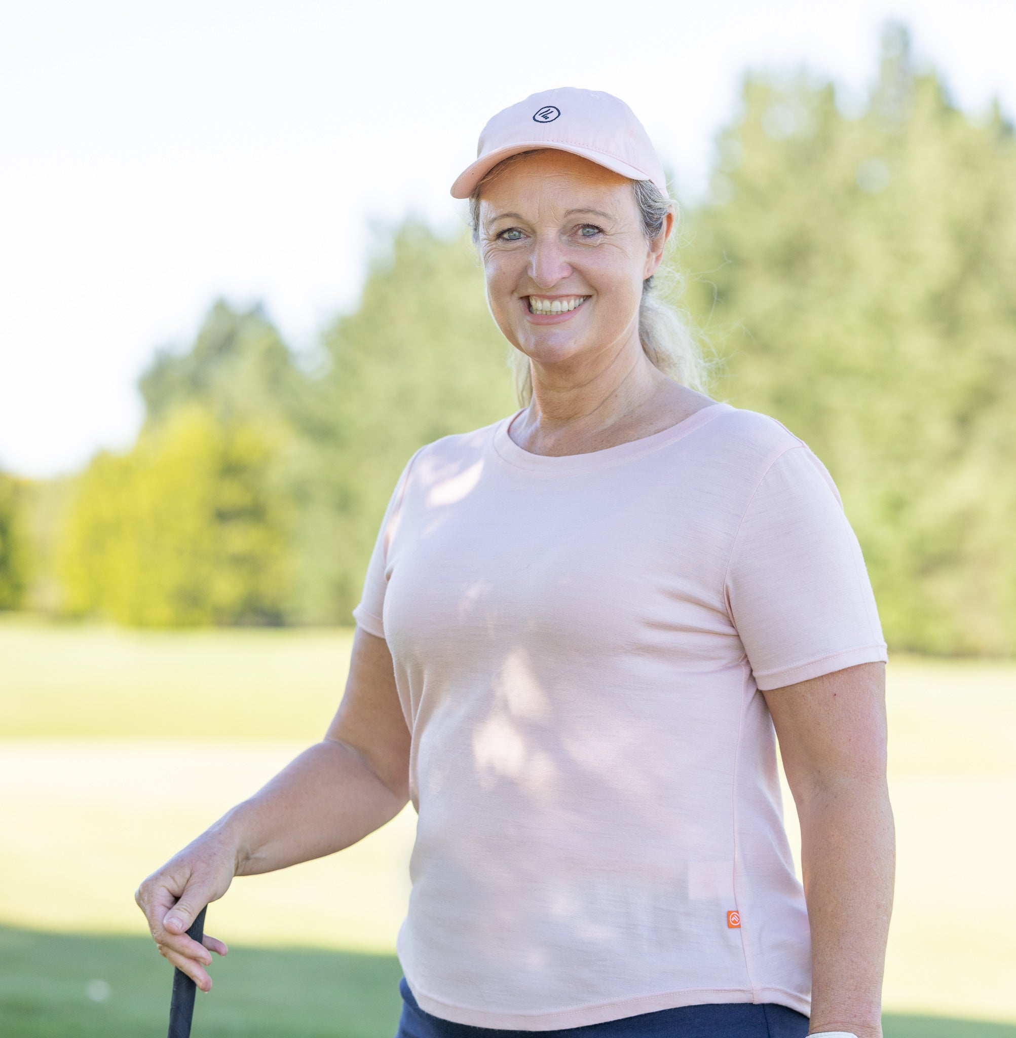 Links Short Sleeve Merino Ladies Golf Top