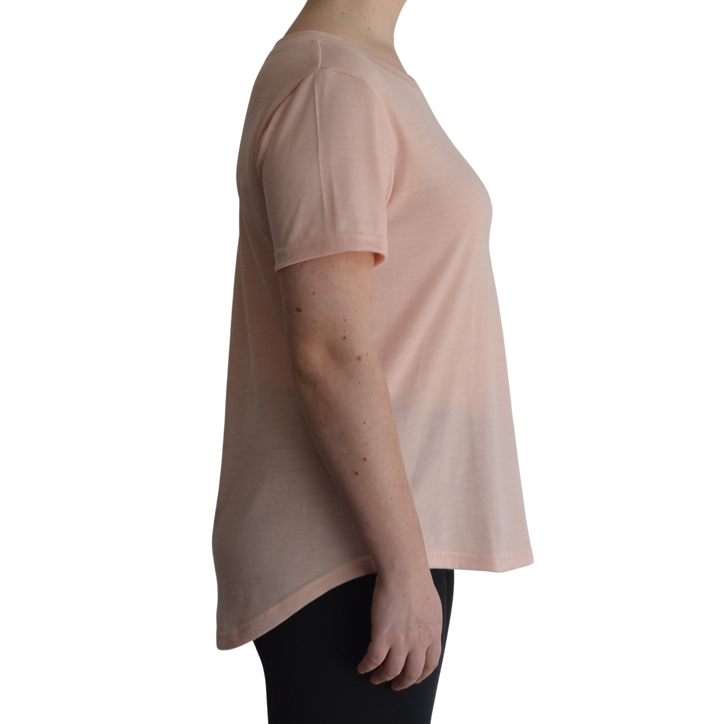 Links Short Sleeve Merino Ladies Golf Top