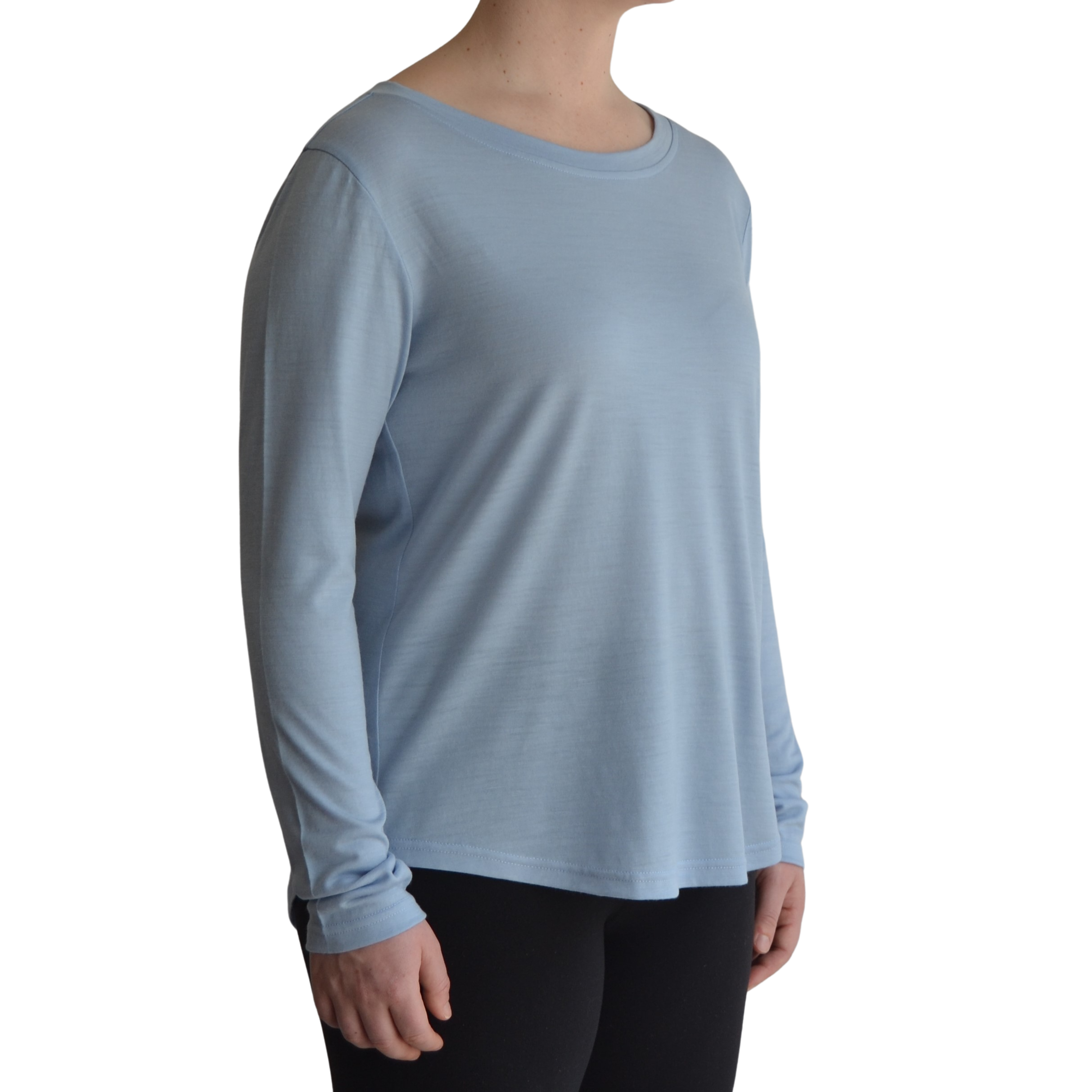 Links Long Sleeve Merino Ladies Golf Top