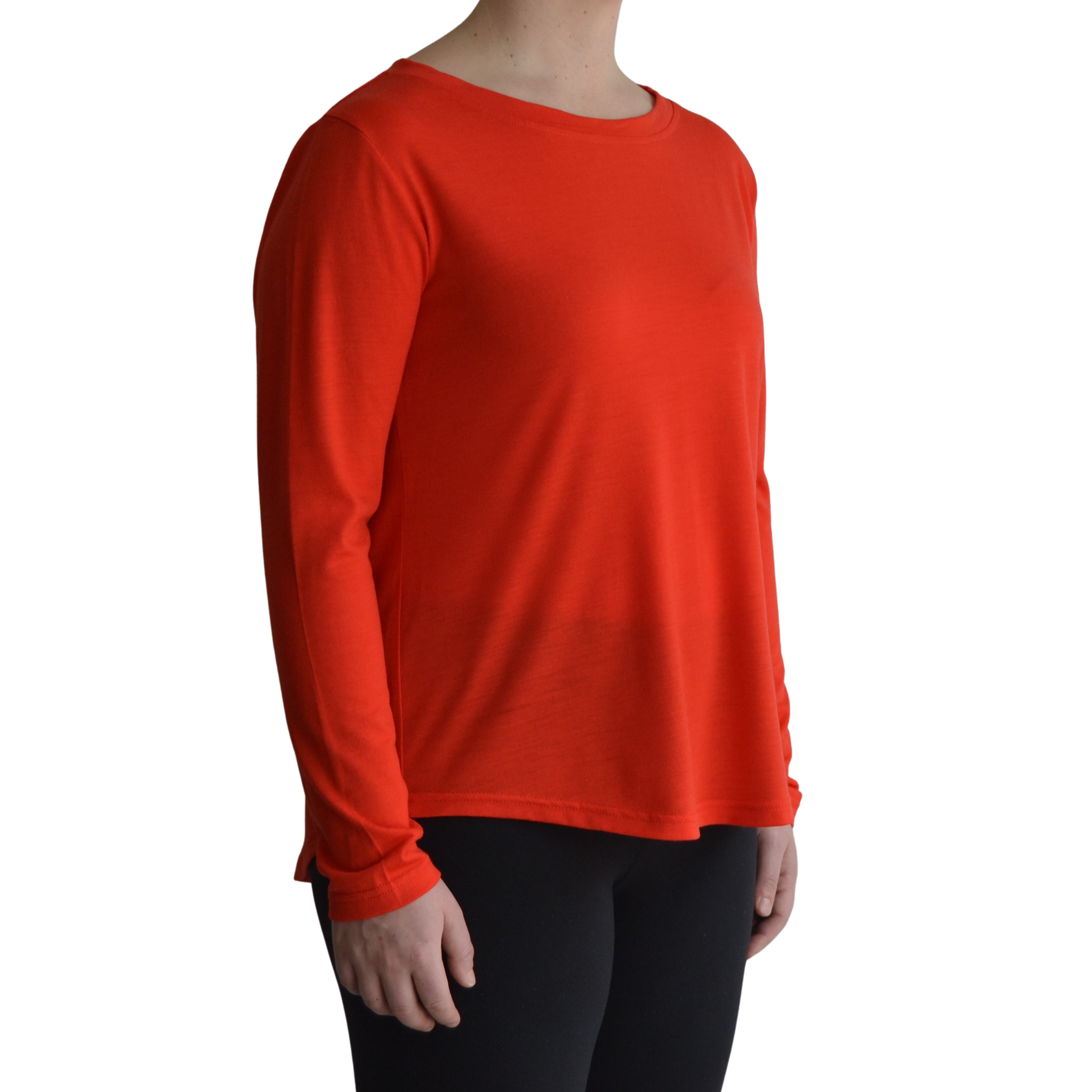 Links Long Sleeve Merino Ladies Golf Top