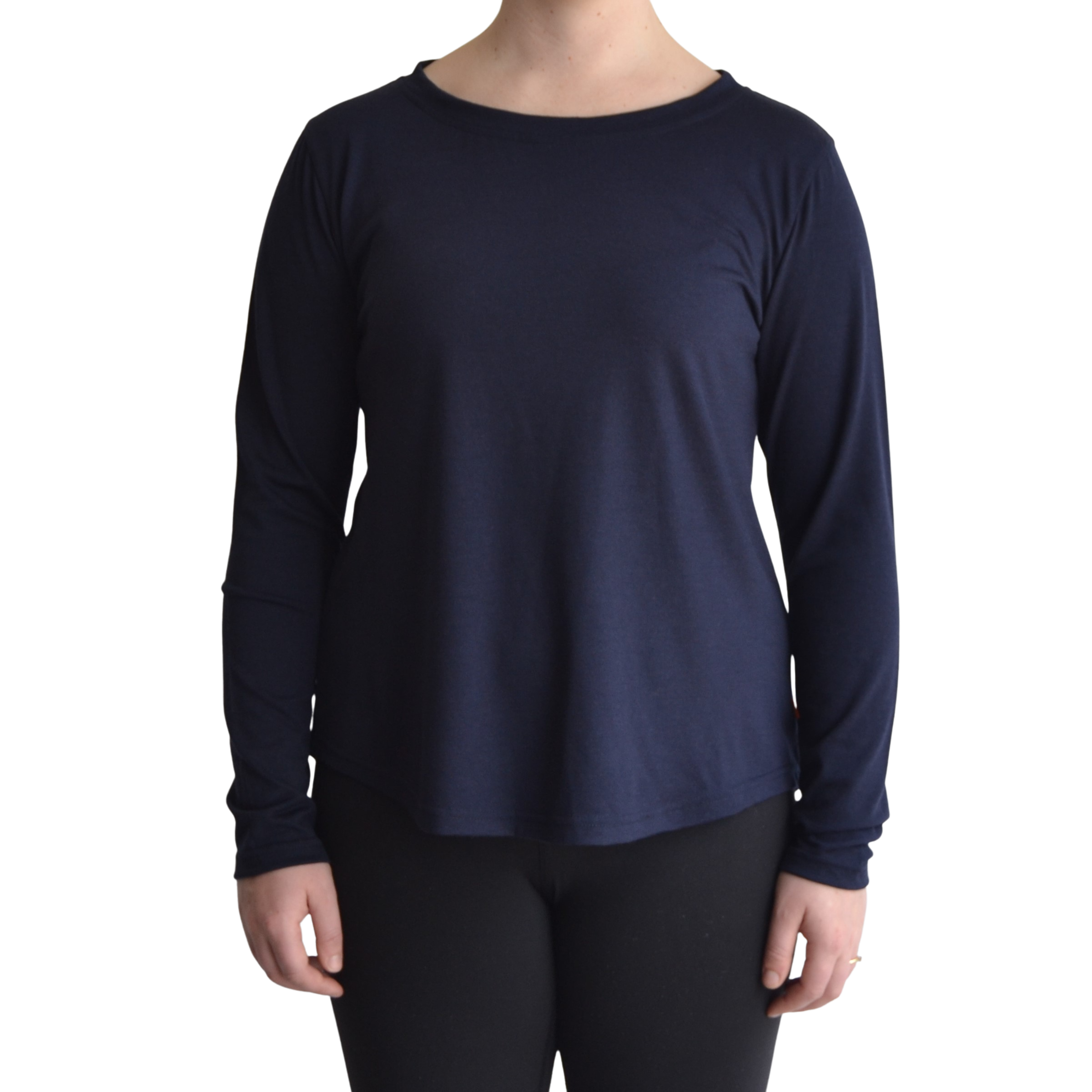 Links Long Sleeve Merino Ladies Golf Top