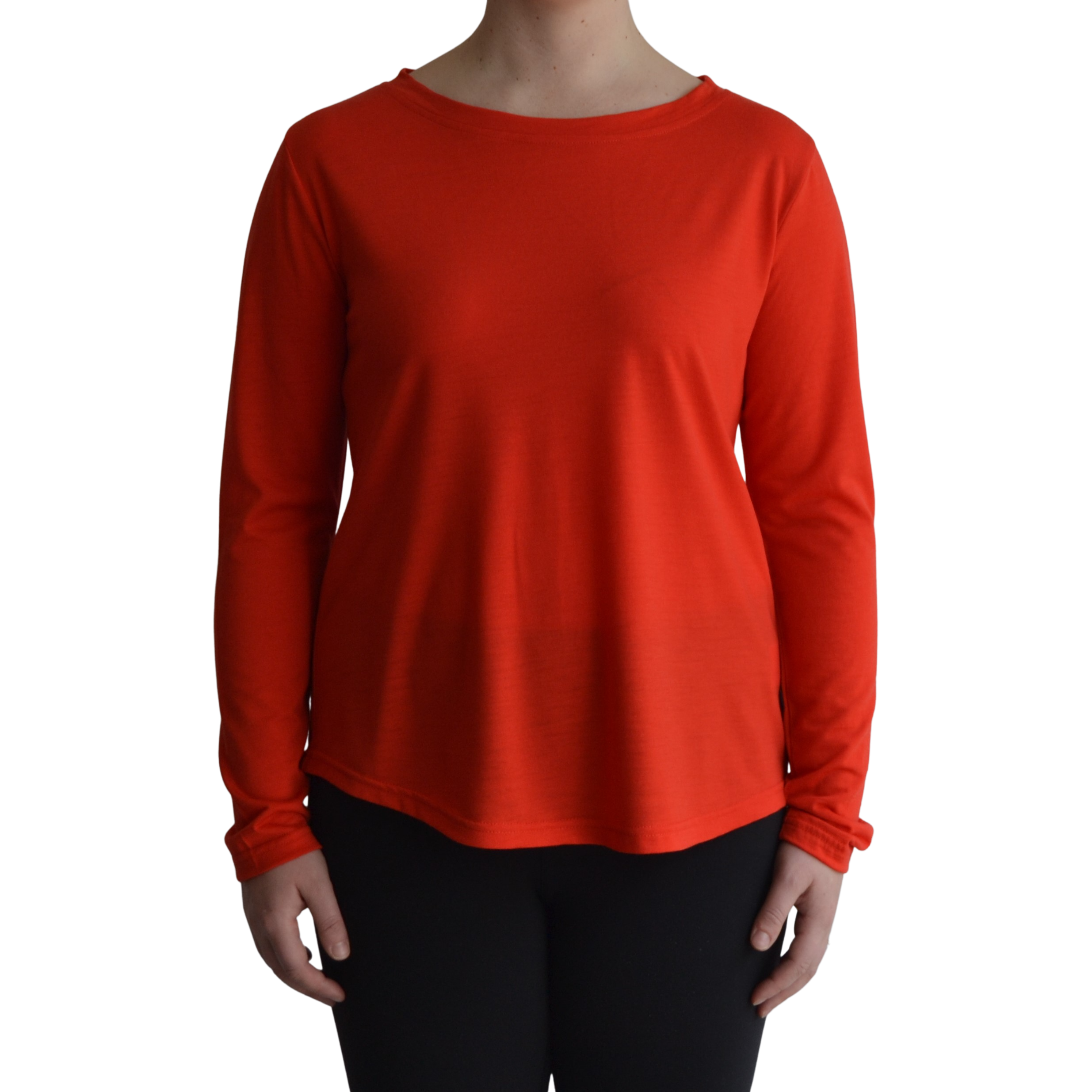 Links Long Sleeve Merino Ladies Golf Top