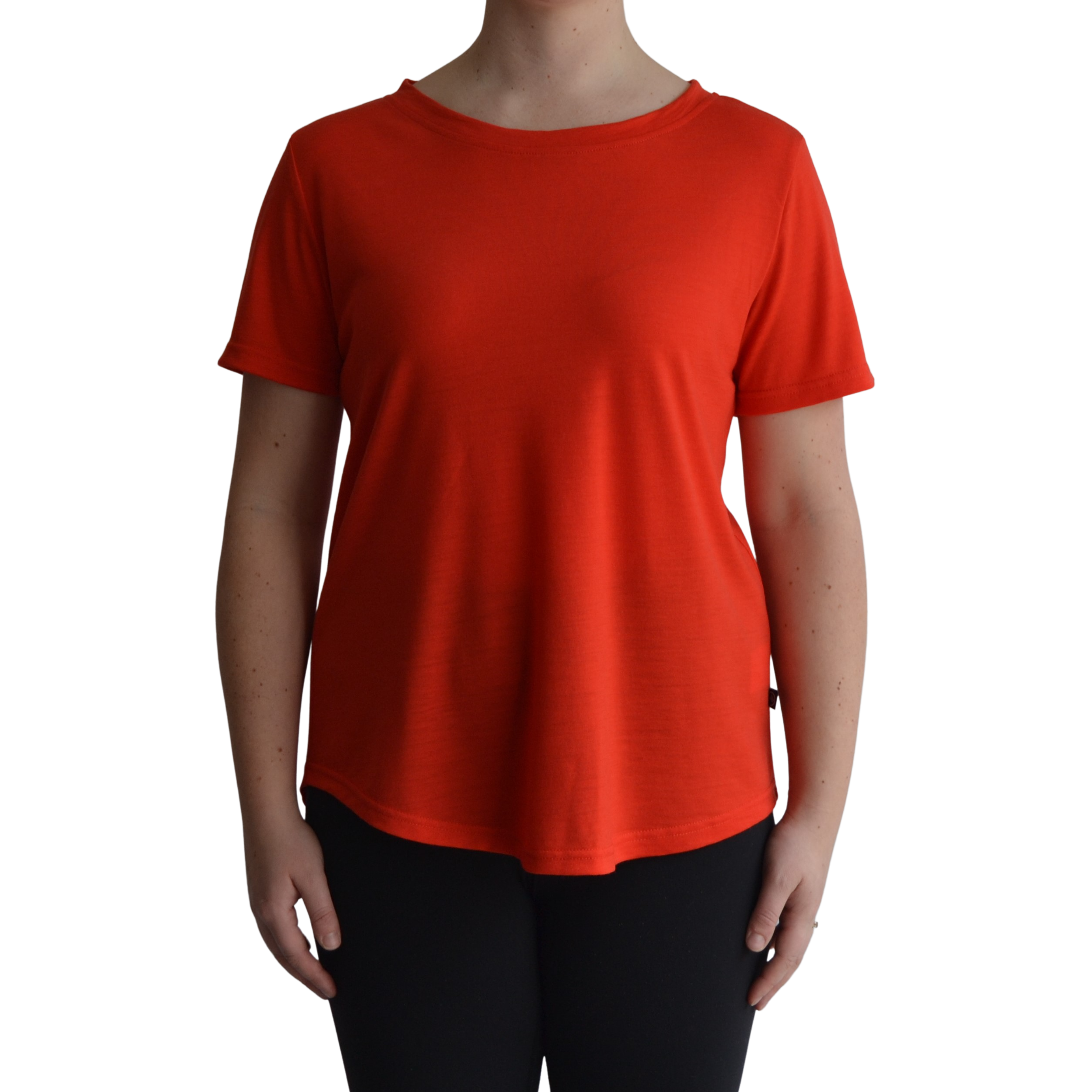 Links Short Sleeve Merino Ladies Golf Top