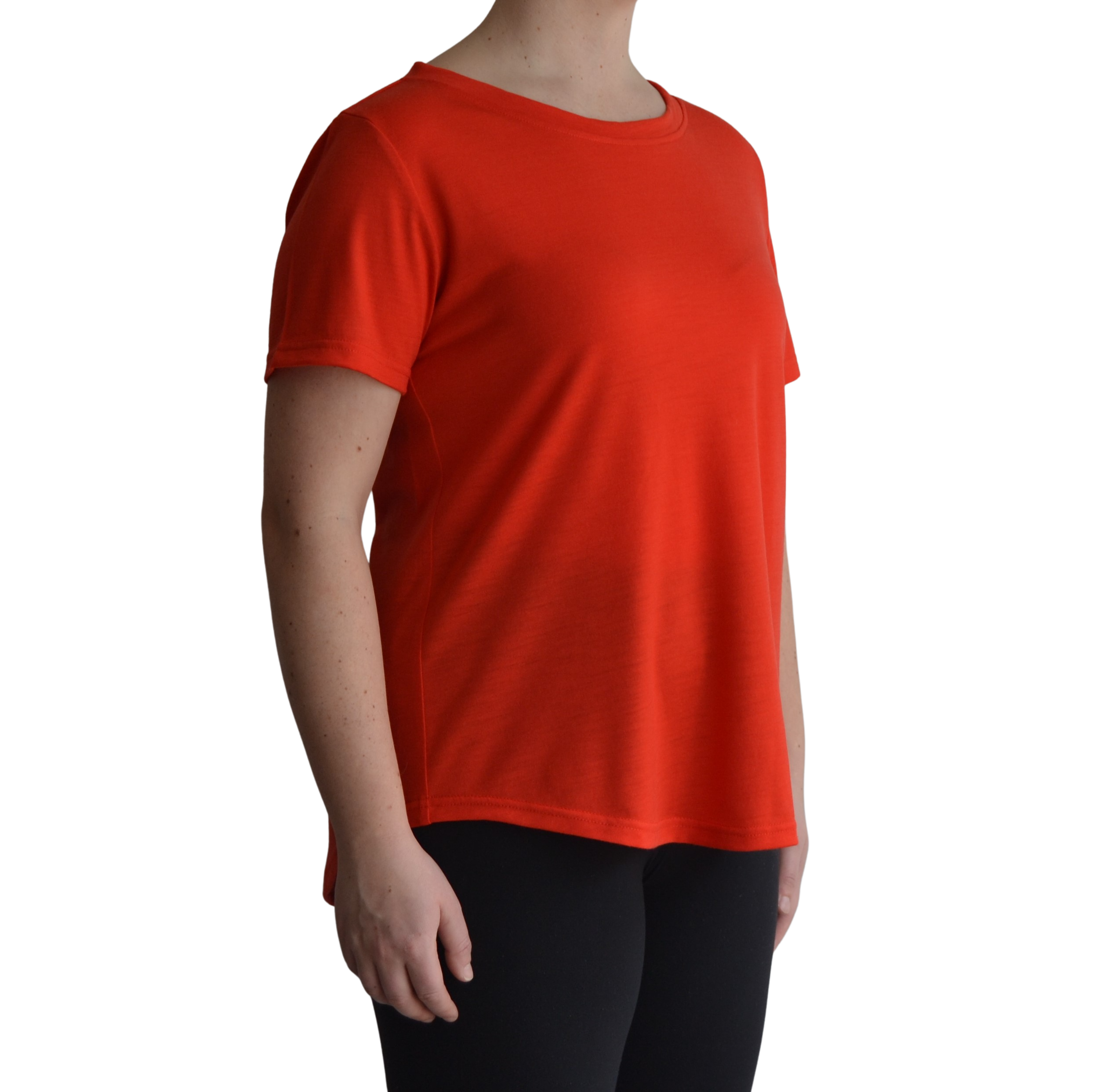 Links Short Sleeve Merino Ladies Golf Top