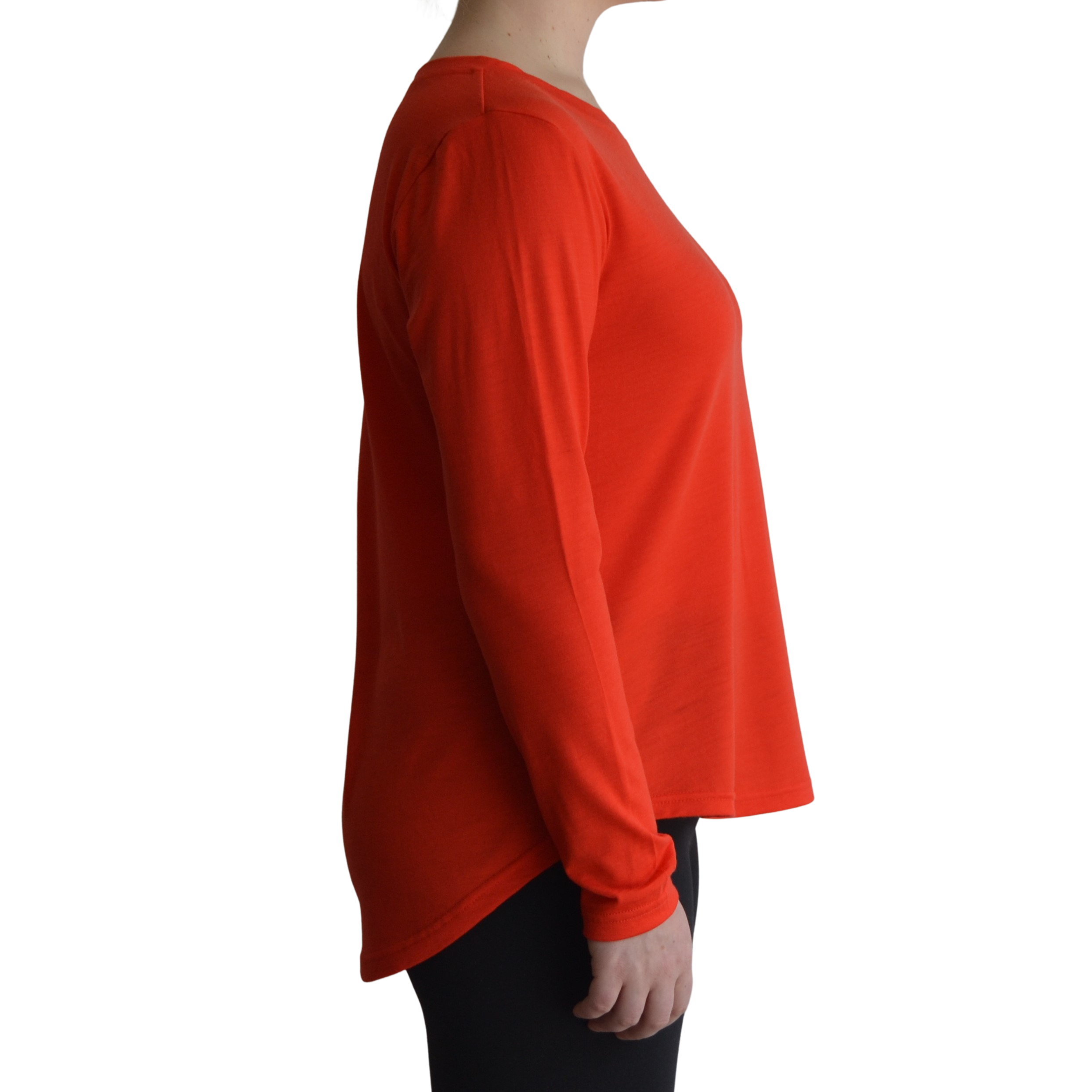 Links Long Sleeve Merino Ladies Golf Top