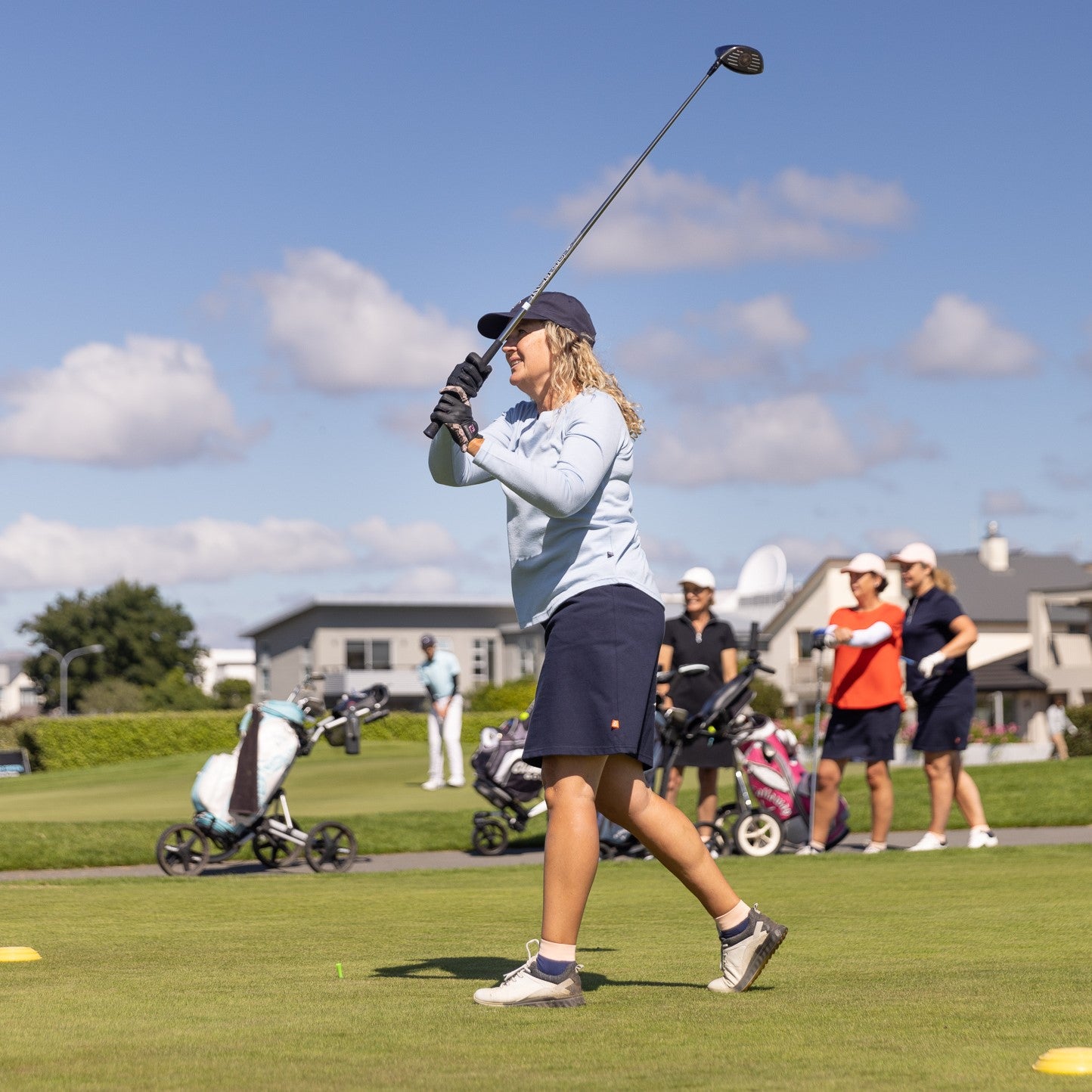 Links Long Sleeve Merino Ladies Golf Top