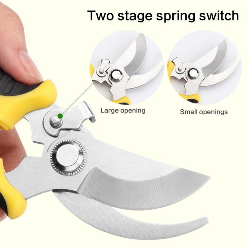 Garden Scissors Pruners Professional Fruit Tree Pruning Grafting Tools Labor Saving Flower Tree Shears Pruning Fruit Branches