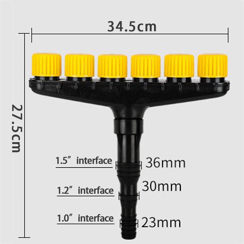 Garden Lawn Sprinkler Agriculture Misting Nozzle Farm Vegetable Irrigation Adjustable High Flow Watering Tool