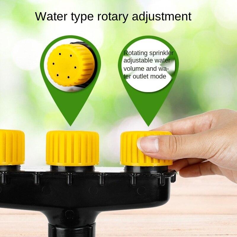 Garden Lawn Sprinkler Agriculture Misting Nozzle Farm Vegetable Irrigation Adjustable High Flow Watering Tool