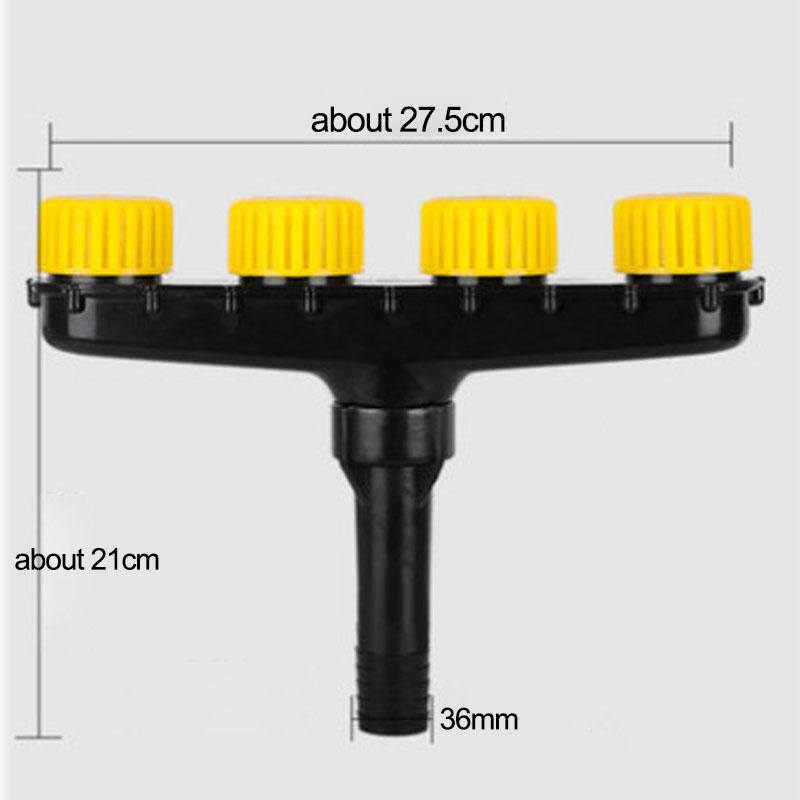 Garden Lawn Sprinkler Agriculture Misting Nozzle Farm Vegetable Irrigation Adjustable High Flow Watering Tool