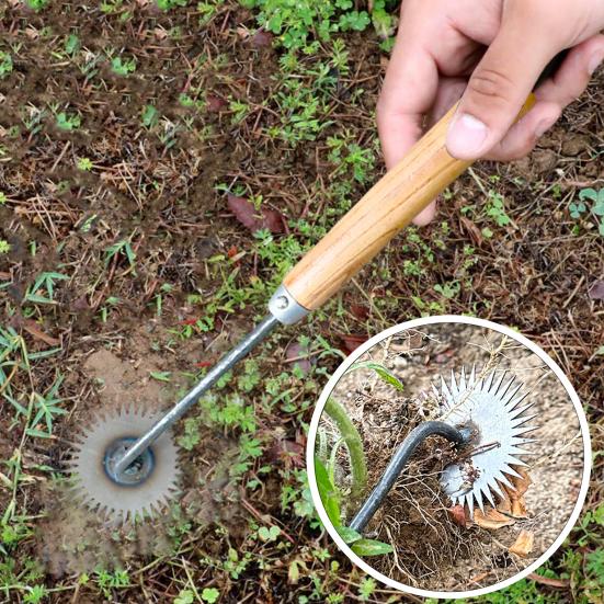 Uprooted weeding tool Weeding tool with ergonomic handle Sharp tip, rust-resistant Multi-purpose design, easy to operate