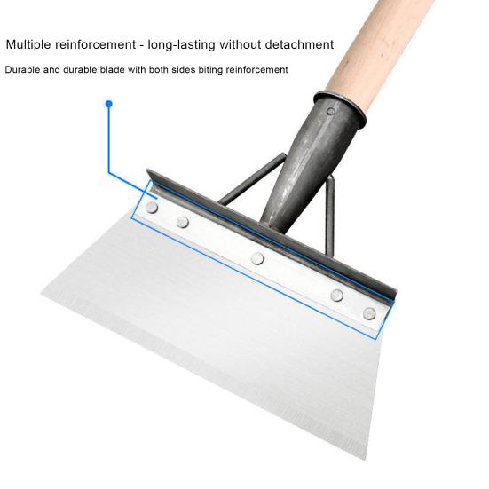 Farmhouse Multi-Purpose Cleaning Shovel Sharp Flat Shovel Pole Not Included Heavy Duty Garden Shovel Digging Lawn Shovel Shovel Removing Weeds Animal Manure