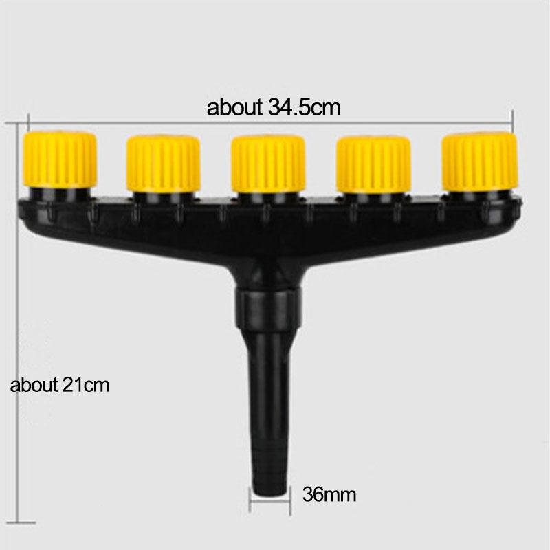 Garden Lawn Sprinkler Agriculture Misting Nozzle Farm Vegetable Irrigation Adjustable High Flow Watering Tool