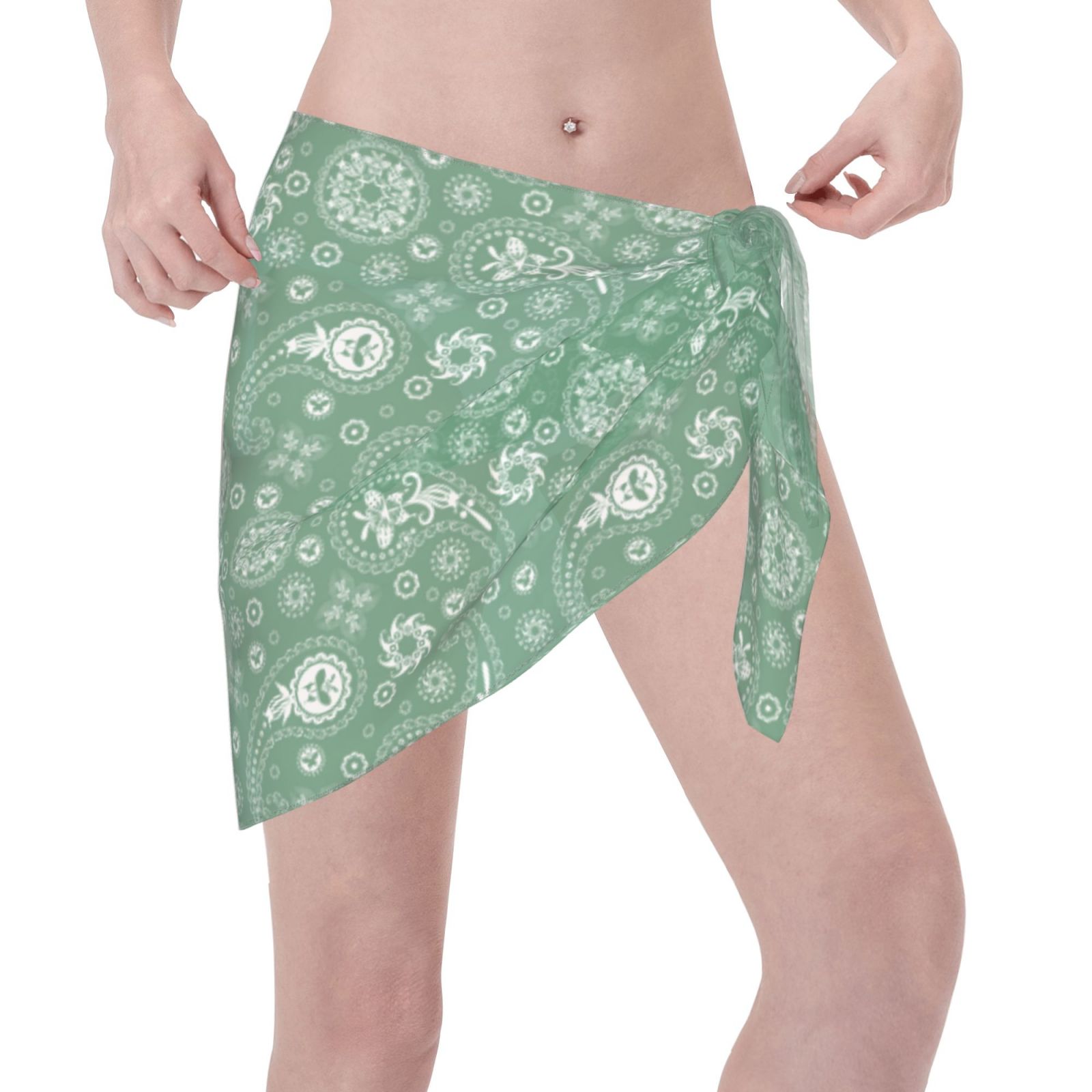 Women Short Sarongs Beach Wrap