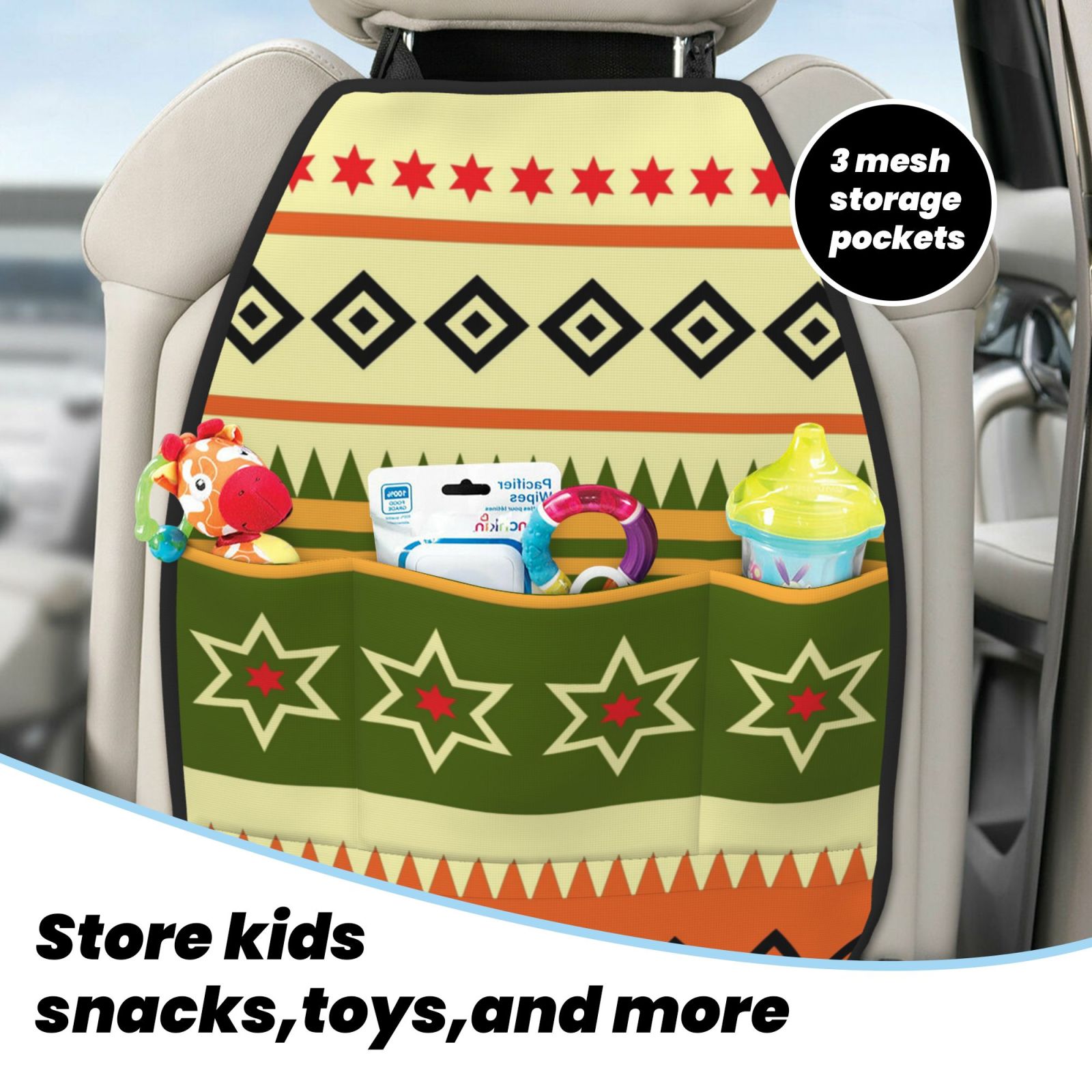 Anti-kick Storage Mat For Car Seats 2 Pcs