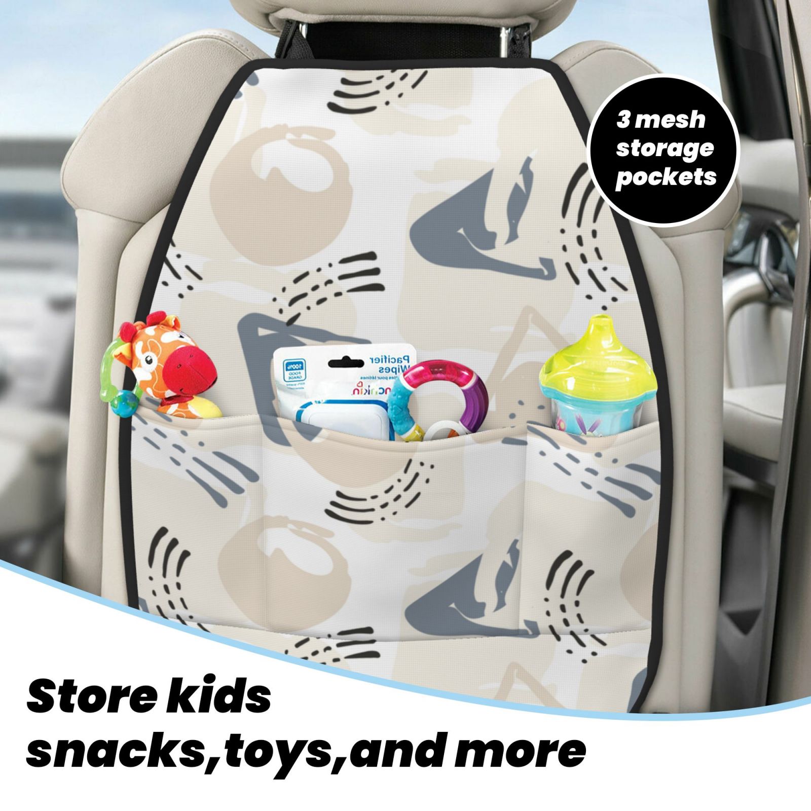 Anti-kick Storage Mat For Car Seats 2 Pcs