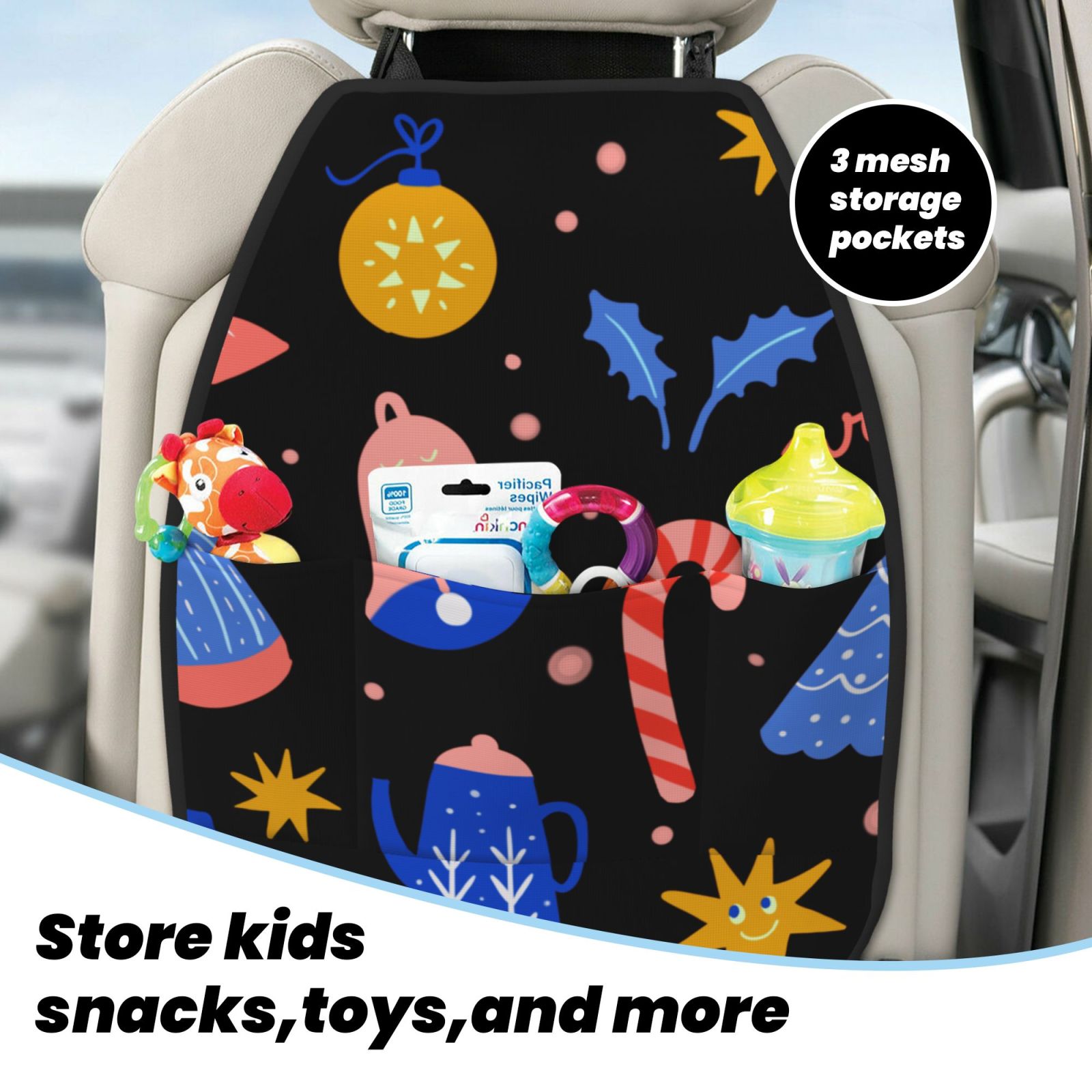 Anti-kick Storage Mat For Car Seats 2 Pcs