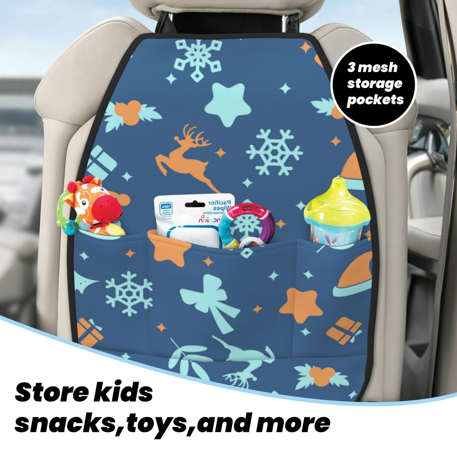 Anti-kick Storage Mat For Car Seats 2 Pcs