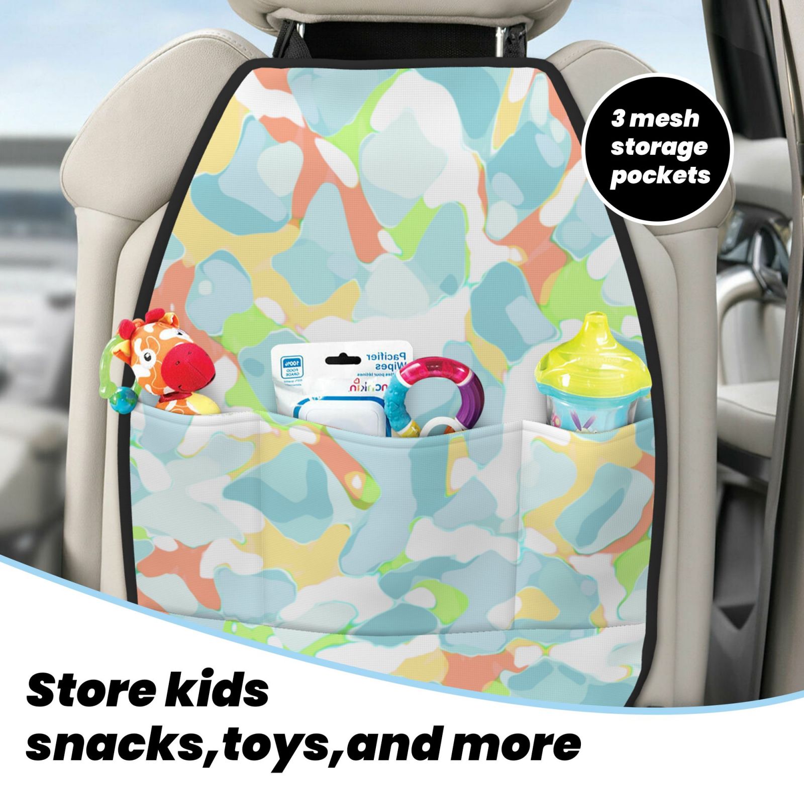 Anti-kick Storage Mat For Car Seats 2 Pcs